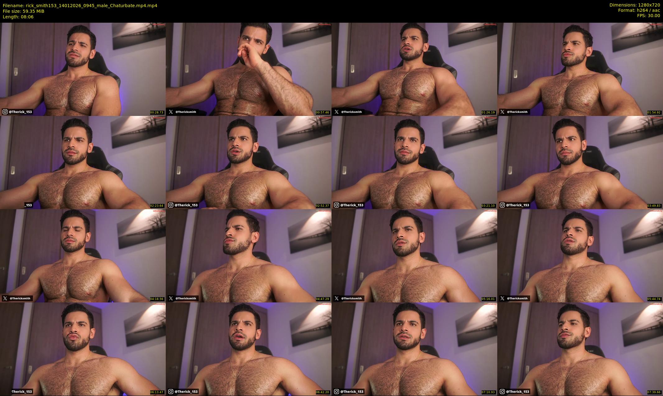 rick_smith153 — 9 minute Chaturbate male cam show recording, 720p, Jan 14, 2026