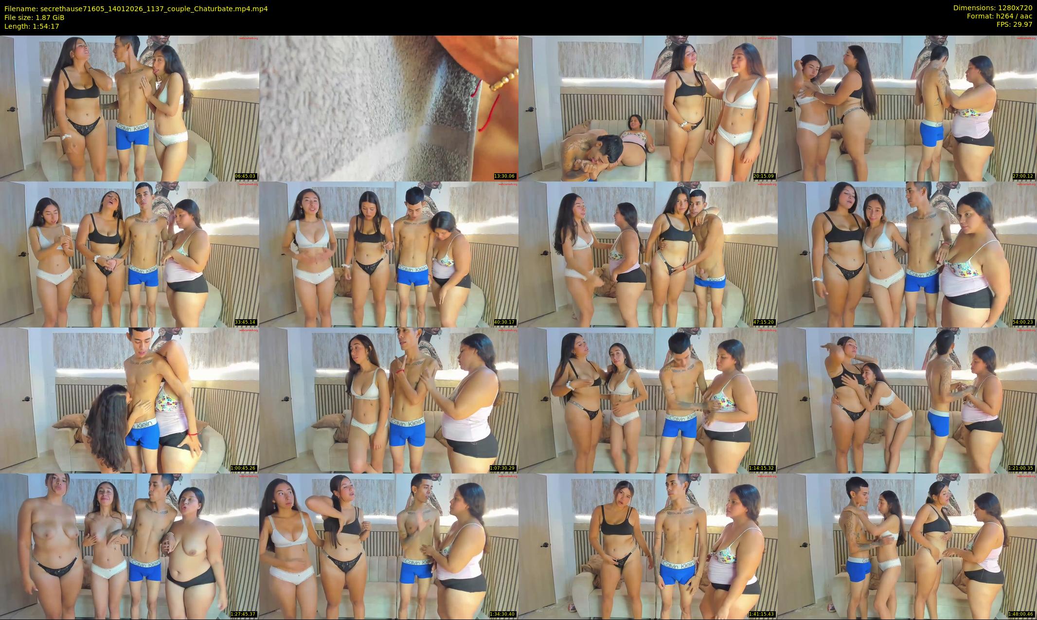 secrethause71605 — 115 minute Chaturbate couple cam show recording, 720p, Jan 14, 2026