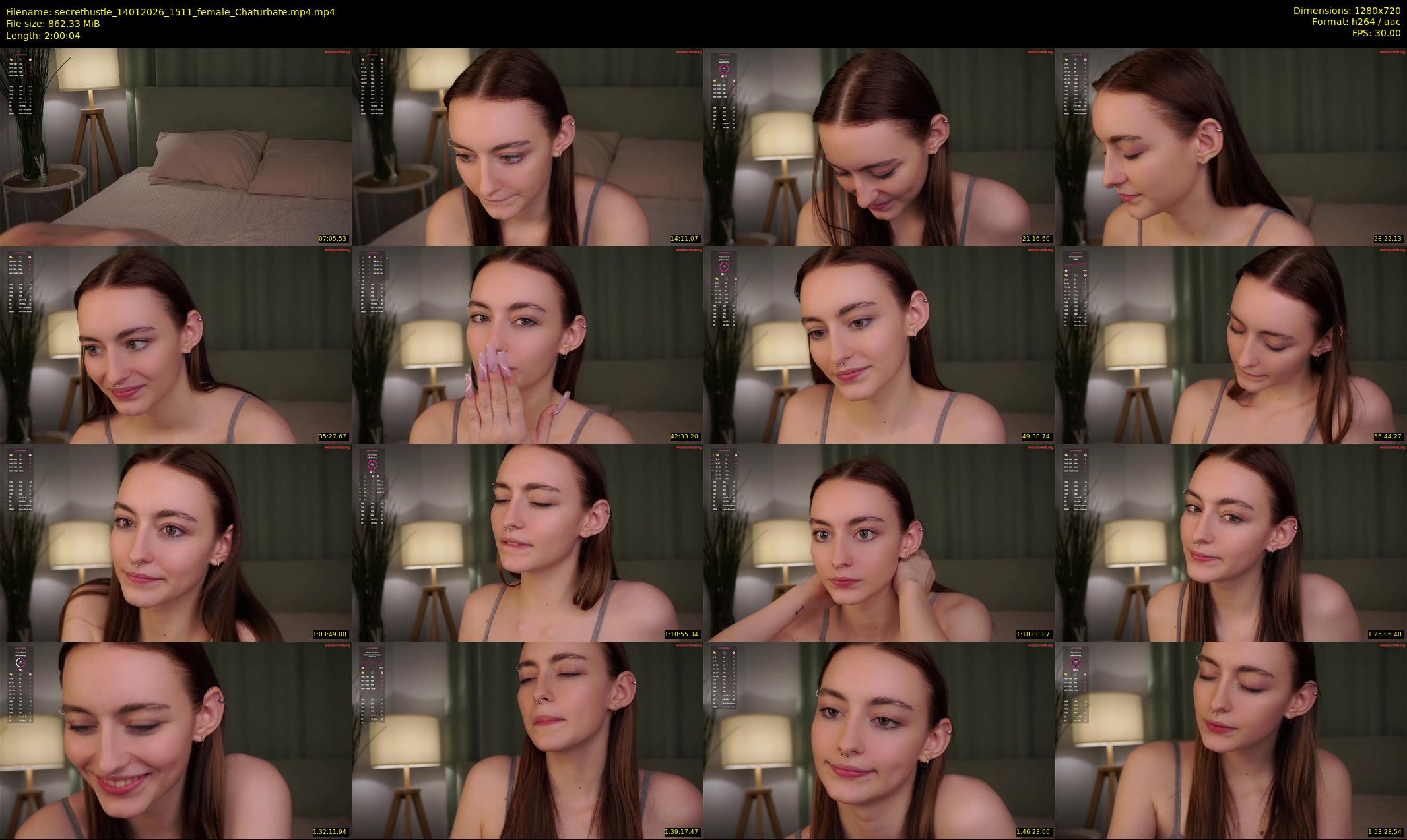 secrethustle — 121 minute Chaturbate female cam show recording, 720p, Jan 14, 2026