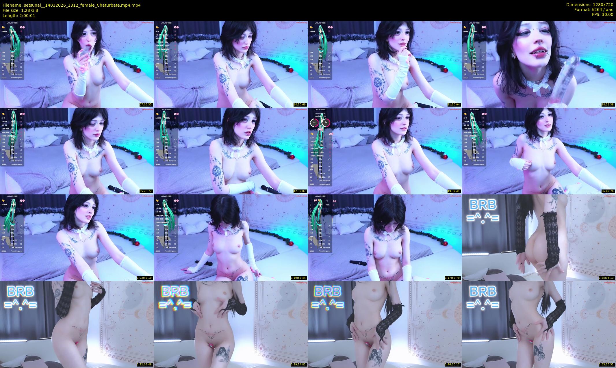 setsunai_ — 121 minute Chaturbate female cam show recording, 720p, Jan 14, 2026