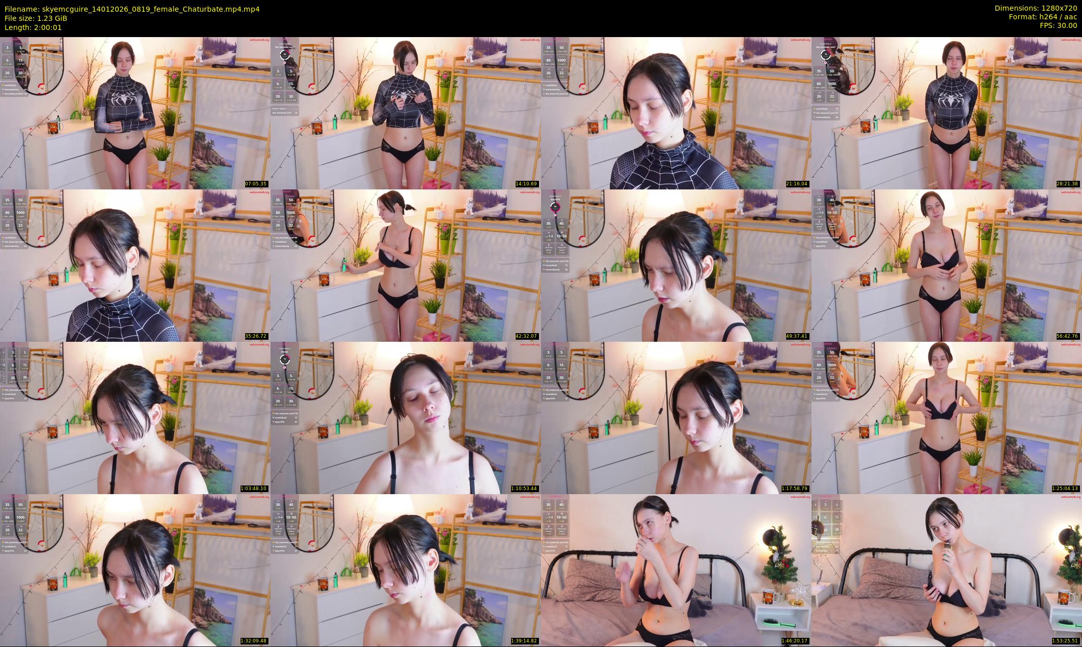 skyemcguire — 121 minute Chaturbate female cam show recording, 720p, Jan 14, 2026
