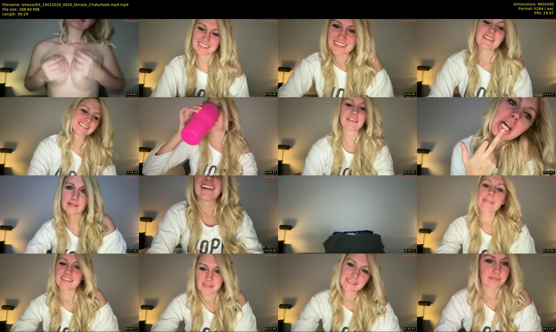 smexxii93 — 60 minute Chaturbate female cam show recording, 480p, Jan 14, 2026