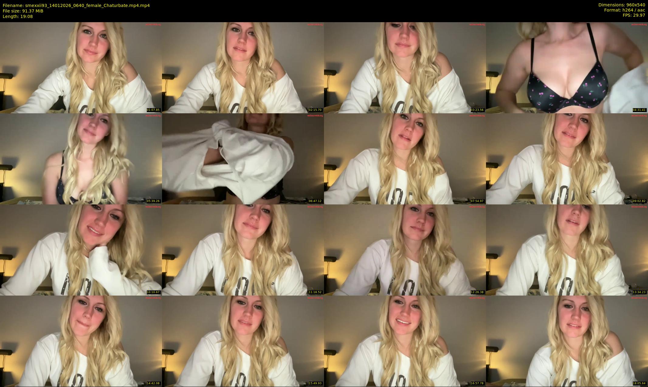 smexxii93 — 20 minute Chaturbate female cam show recording, 480p, Jan 14, 2026