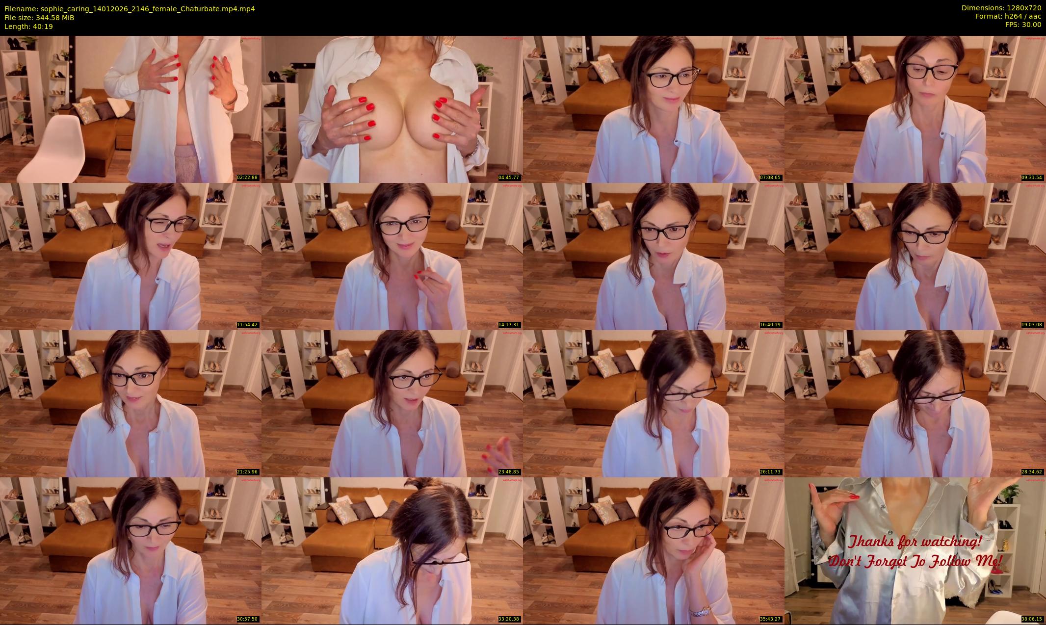 sophie_caring — 41 minute Chaturbate female cam show recording, 720p, Jan 14, 2026