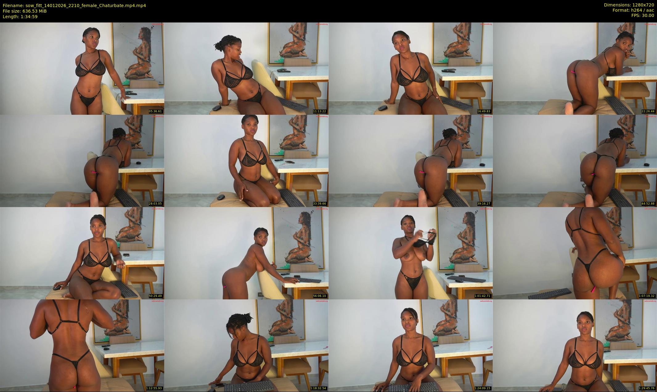 sow_fitt — 95 minute Chaturbate female cam show recording, 720p, Jan 14, 2026