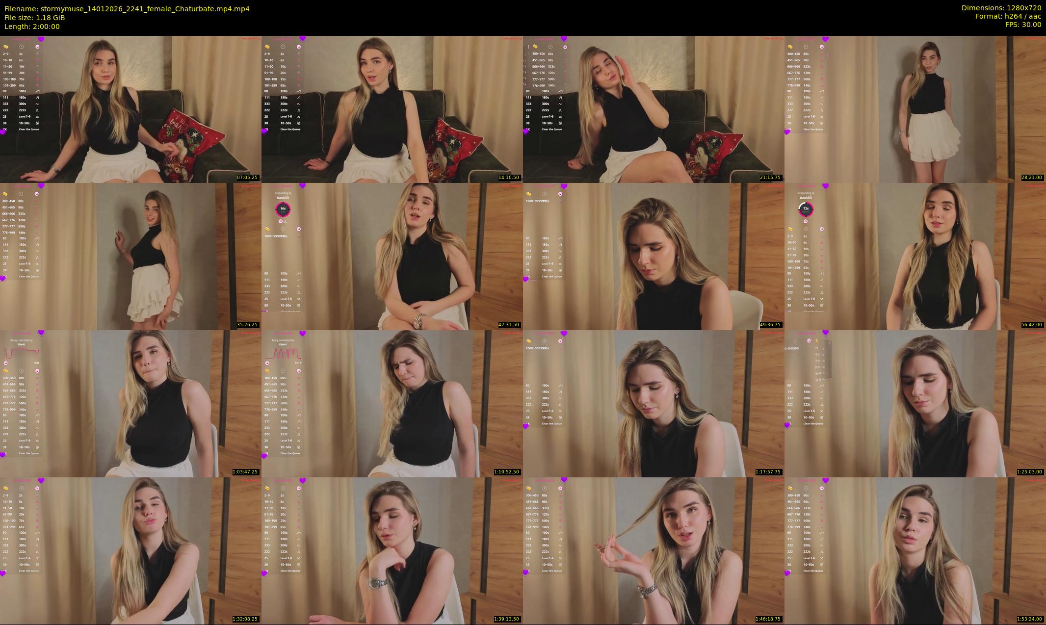 stormymuse — 120 minute Chaturbate female cam show recording, 720p, Jan 14, 2026