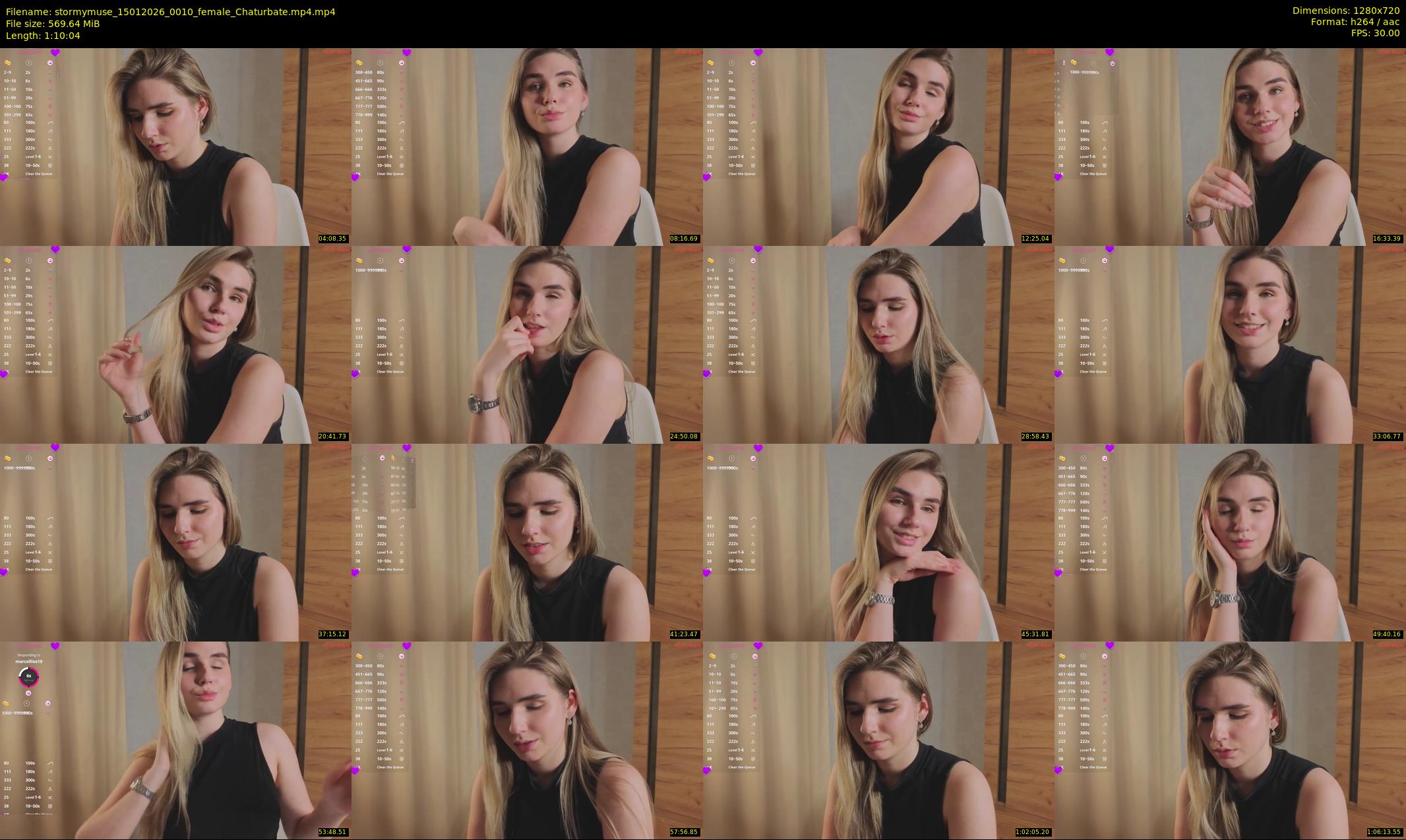 stormymuse — 71 minute Chaturbate female cam show recording, 720p, Jan 15, 2026