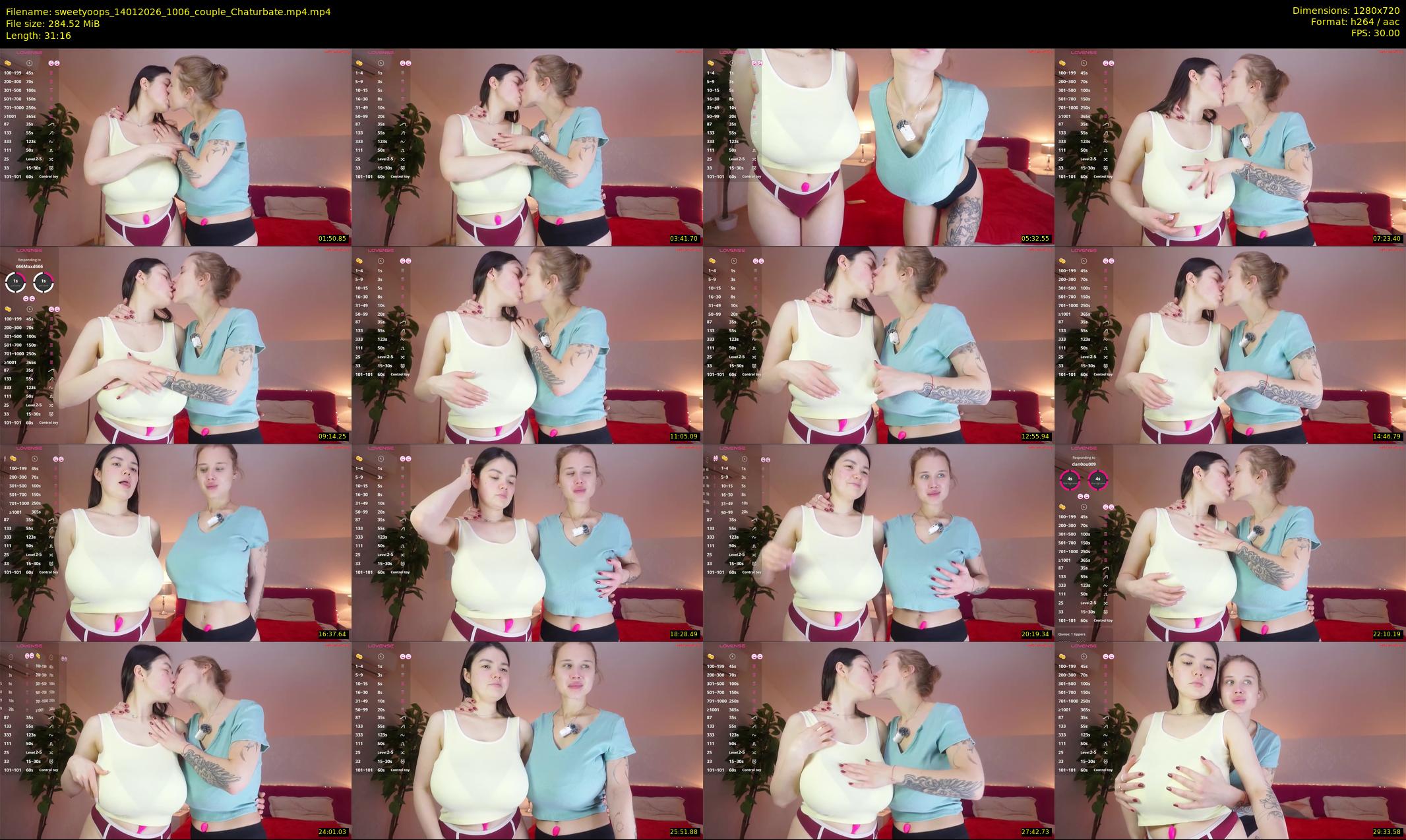 sweetyoops — 32 minute Chaturbate female cam show recording, 720p, Jan 14, 2026