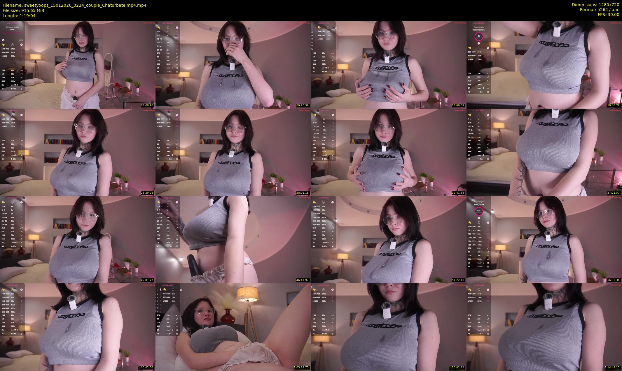 sweetyoops — 80 minute Chaturbate female cam show recording, 720p, Jan 15, 2026