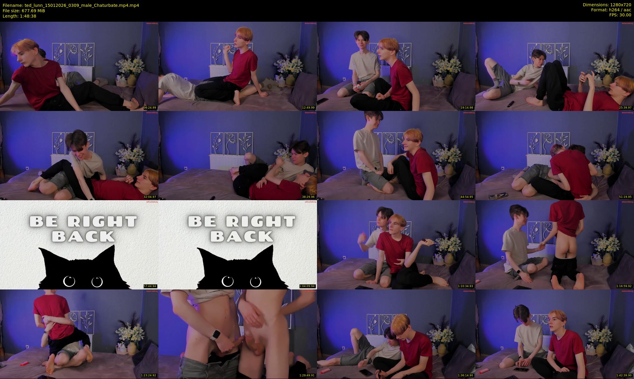 ted_lunn — 109 minute Chaturbate male cam show recording, 720p, Jan 15, 2026