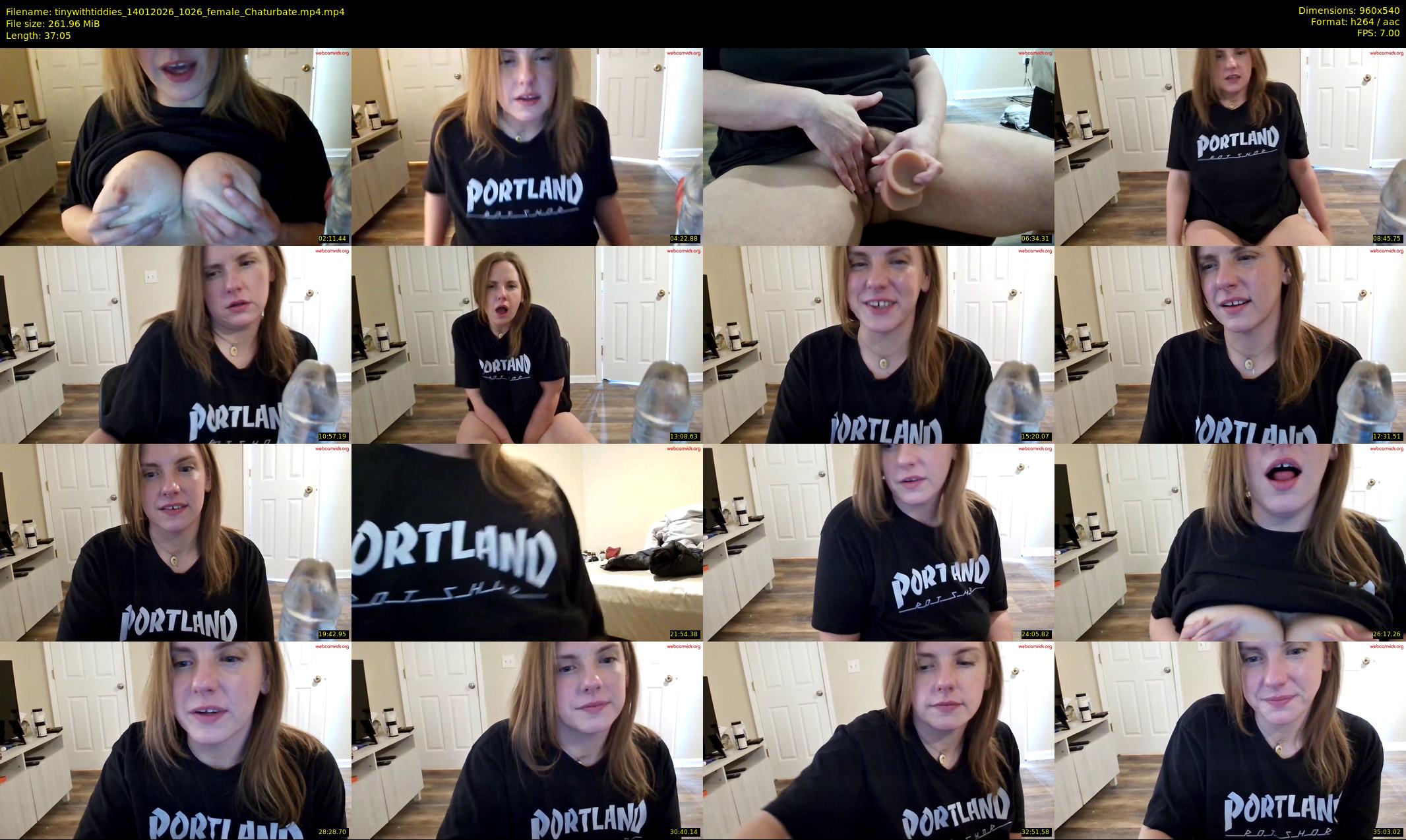 tinywithtiddies — 38 minute Chaturbate female cam show recording, 480p, Jan 14, 2026