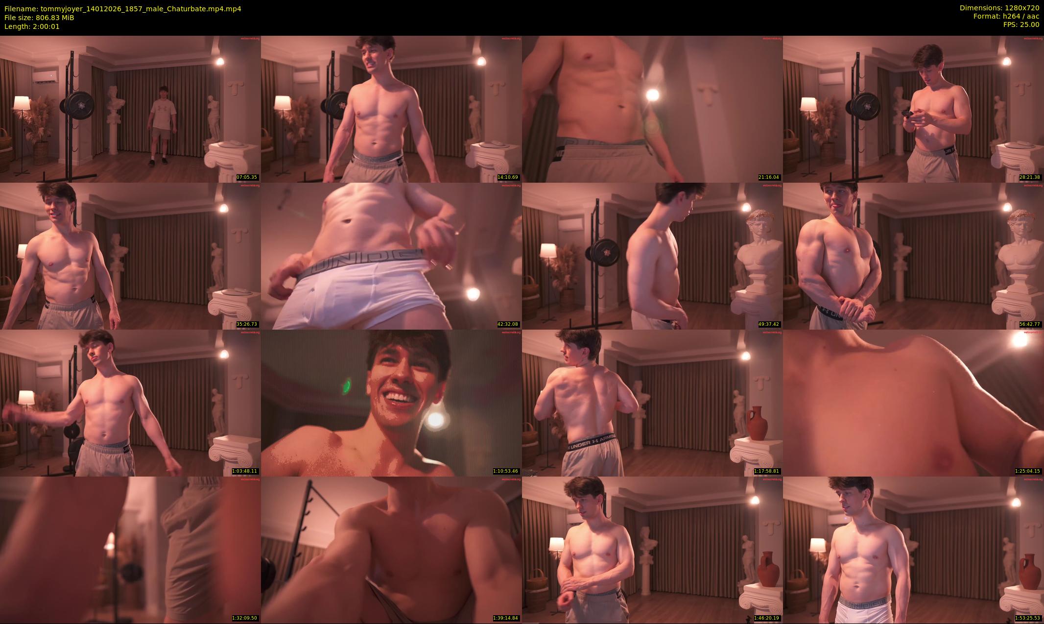 tommyjoyer — 121 minute Chaturbate male cam show recording, 720p, Jan 14, 2026