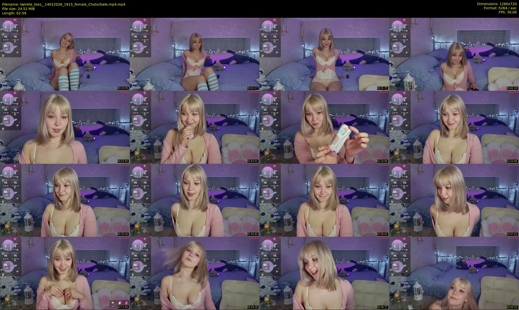 twinkle_toes_ — 3 minute Chaturbate female cam show recording, 720p, Jan 14, 2026