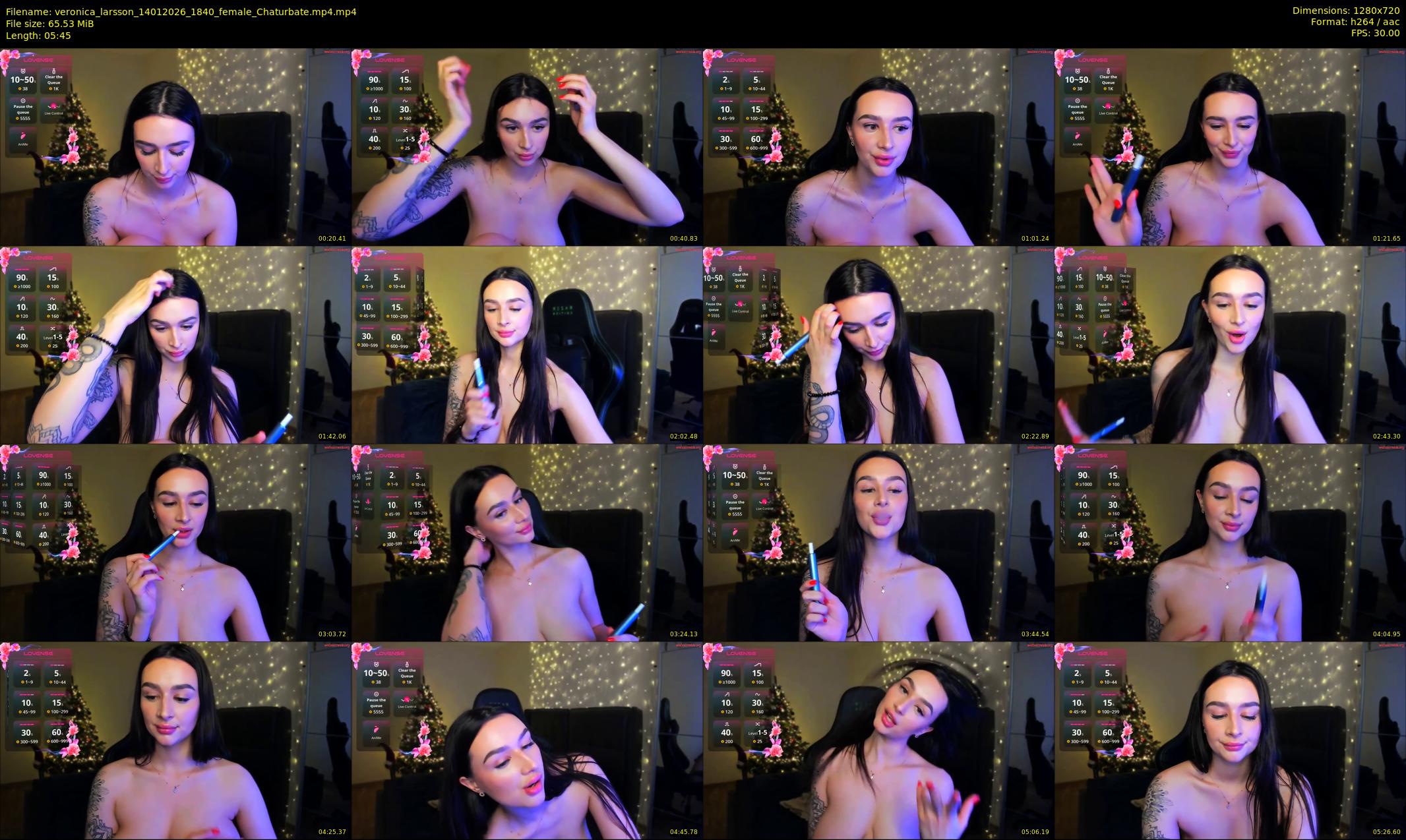 veronica_larsson — 6 minute Chaturbate female cam show recording, 720p, Jan 14, 2026
