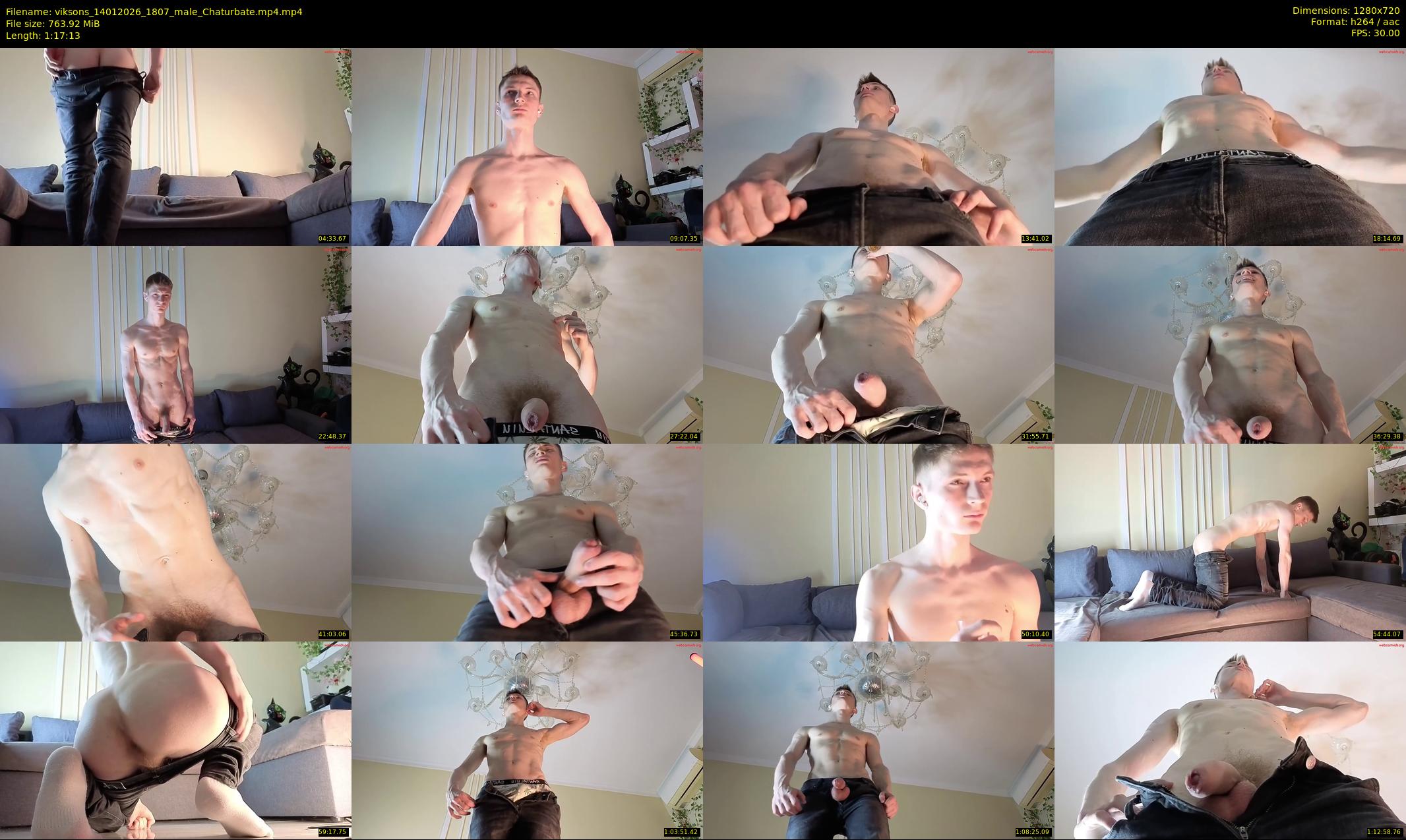 viksons — 78 minute Chaturbate male cam show recording, 720p, Jan 14, 2026