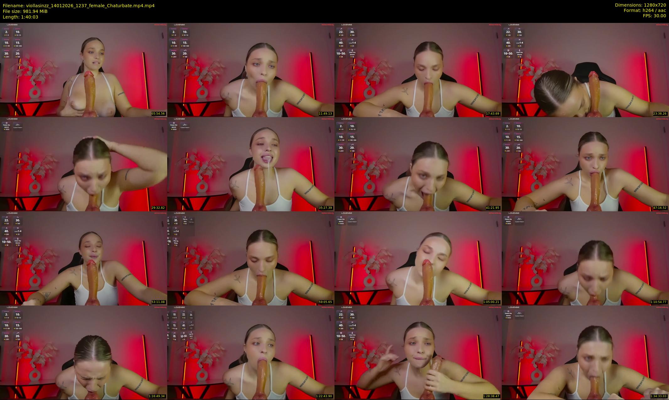 viollasinzz — 101 minute Chaturbate female cam show recording, 720p, Jan 14, 2026