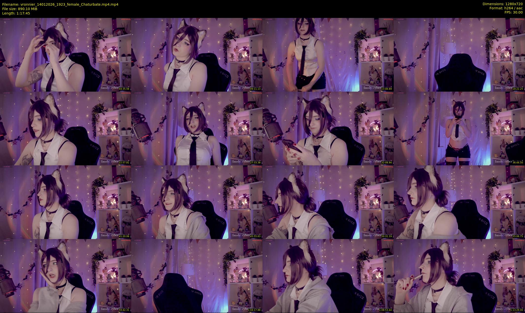 vronnier — 78 minute Chaturbate female cam show recording, 720p, Jan 14, 2026