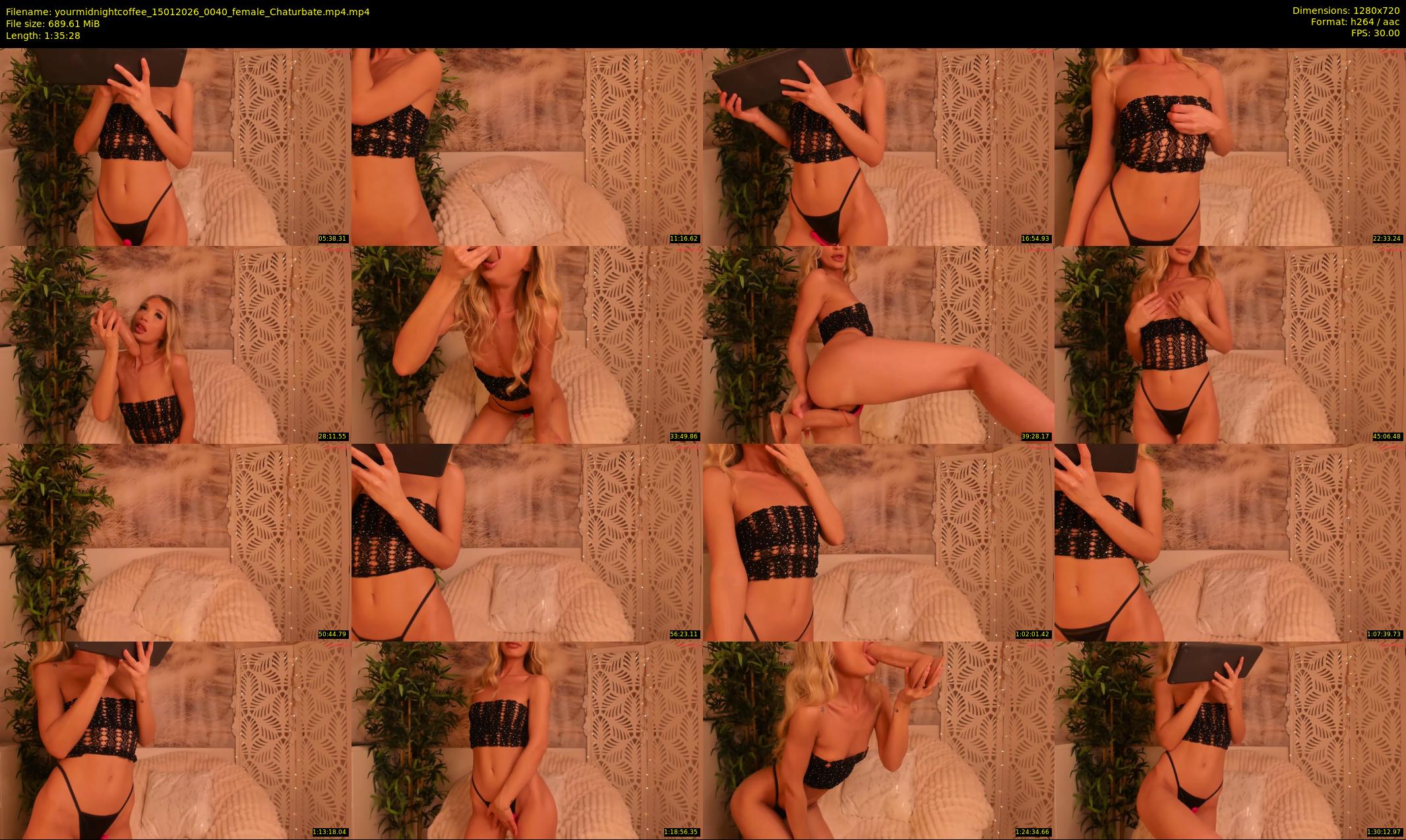 yourmidnightcoffee — 96 minute Chaturbate female cam show recording, 720p, Jan 15, 2026