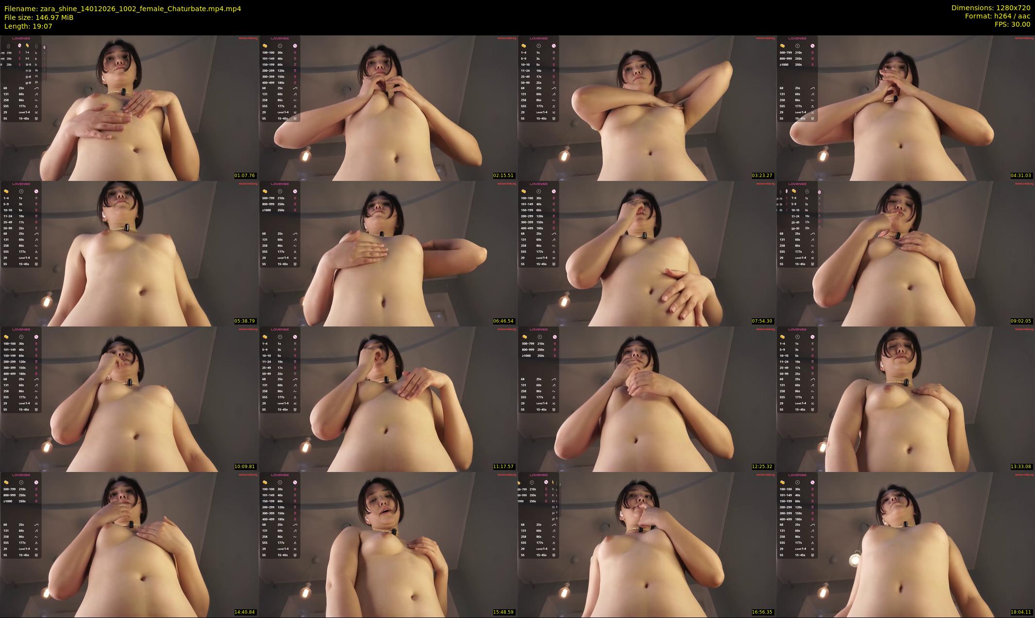 zara_shine — 20 minute Chaturbate female cam show recording, 720p, Jan 14, 2026