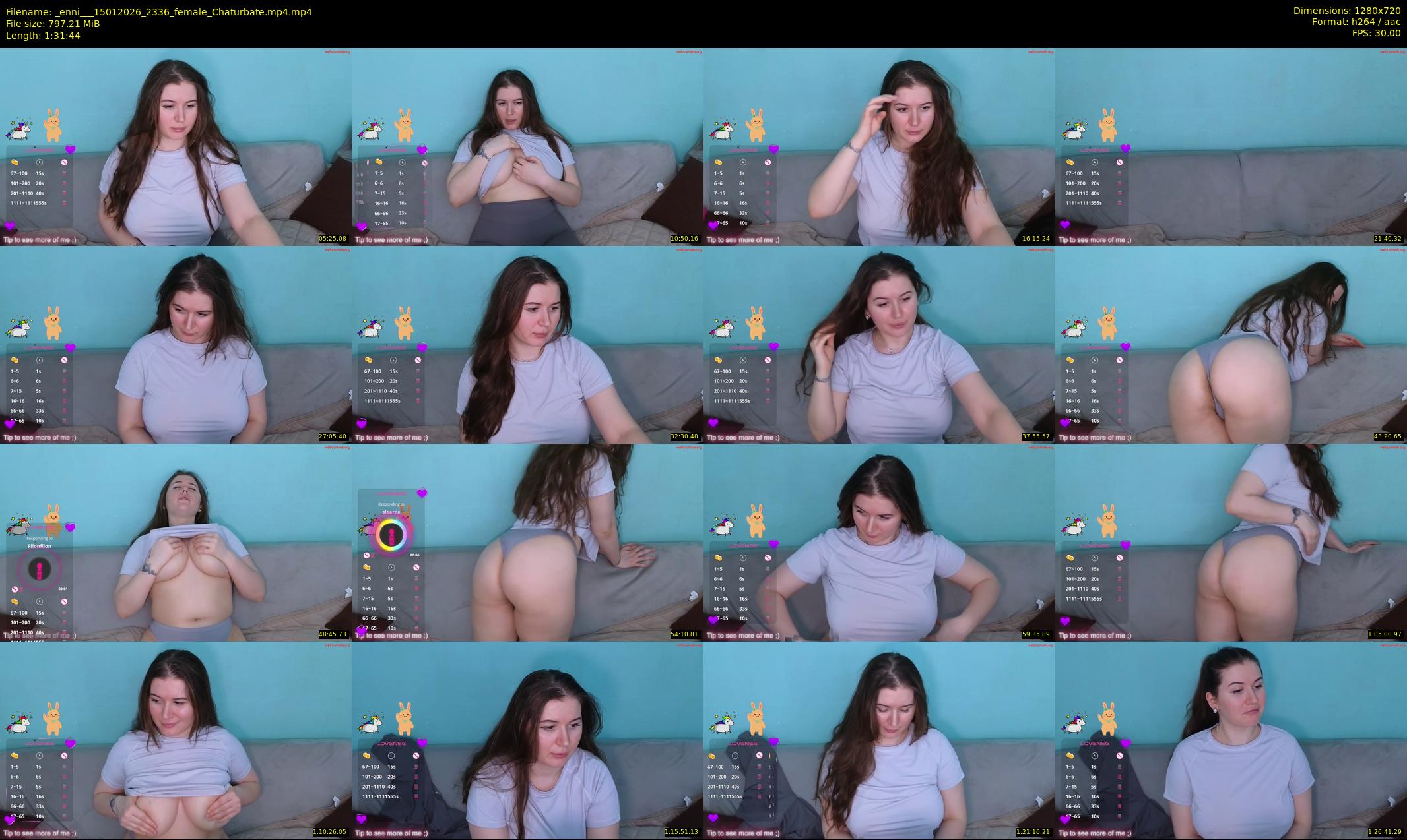_enni__ — 92 minute Chaturbate female cam show recording, 720p, Jan 15, 2026