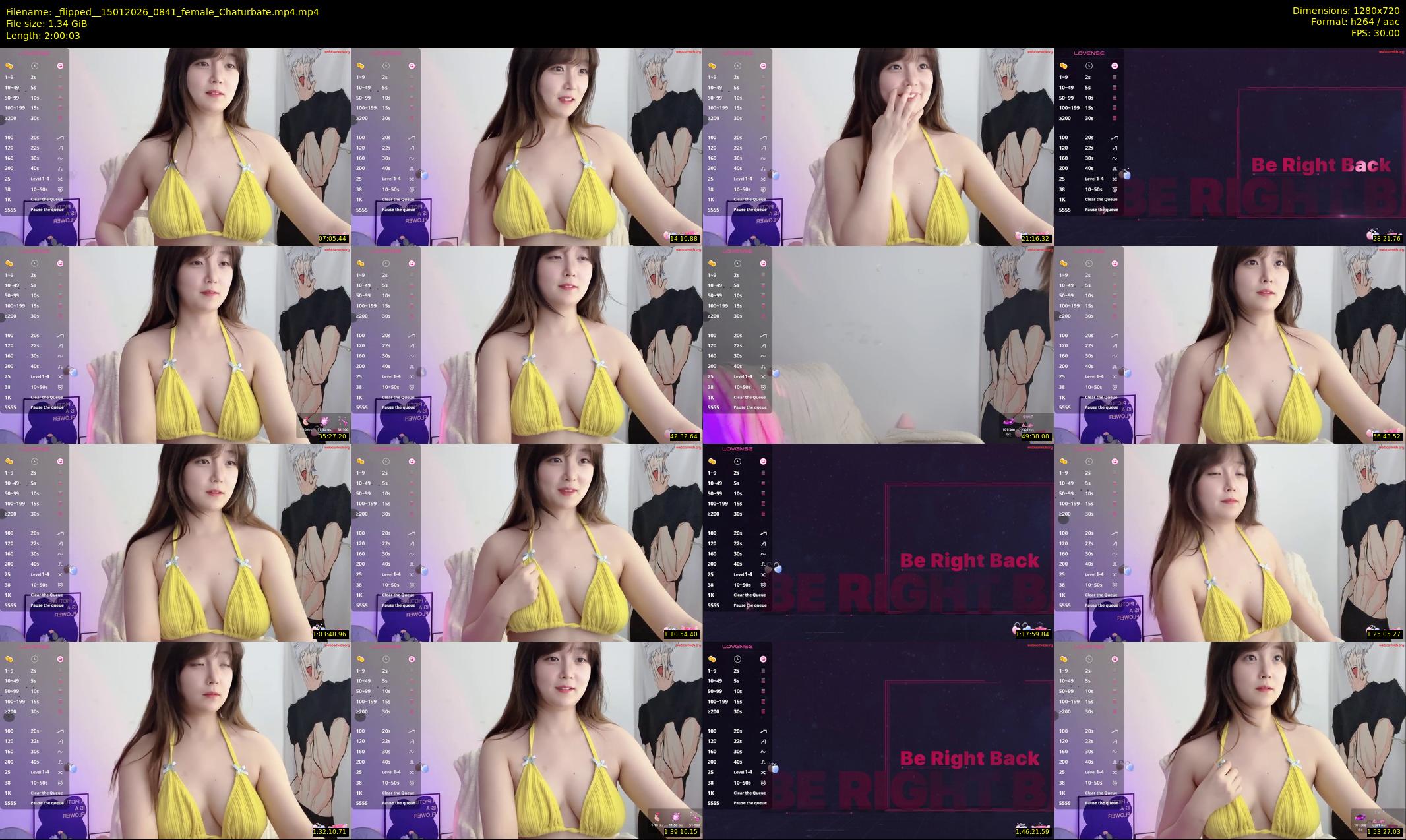 _flipped_ — 121 minute Chaturbate female cam show recording, 720p, Jan 15, 2026