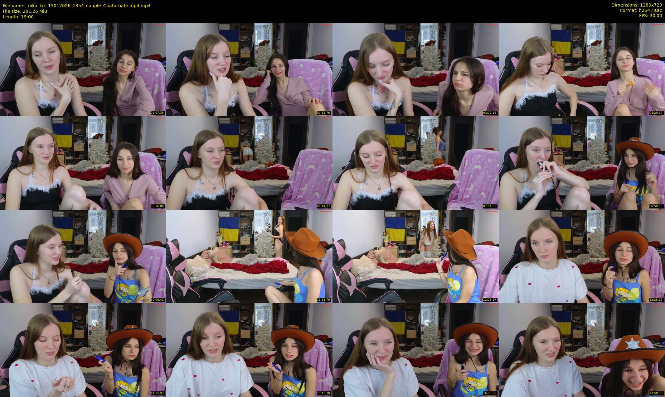 _nika_kik — 19 minute Chaturbate female cam show recording, 720p, Jan 15, 2026
