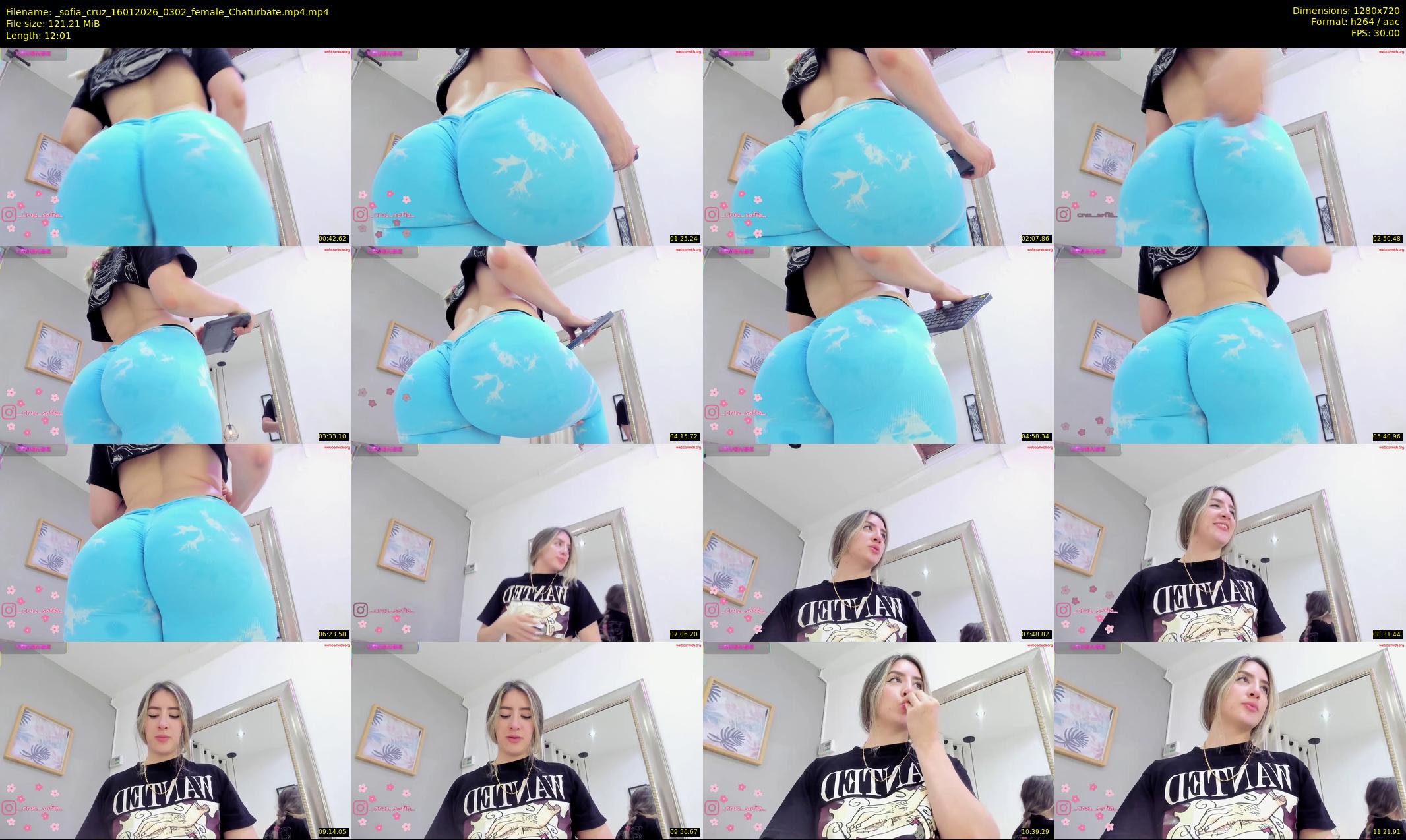 _sofia_cruz — 13 minute Chaturbate female cam show recording, 720p, Jan 16, 2026