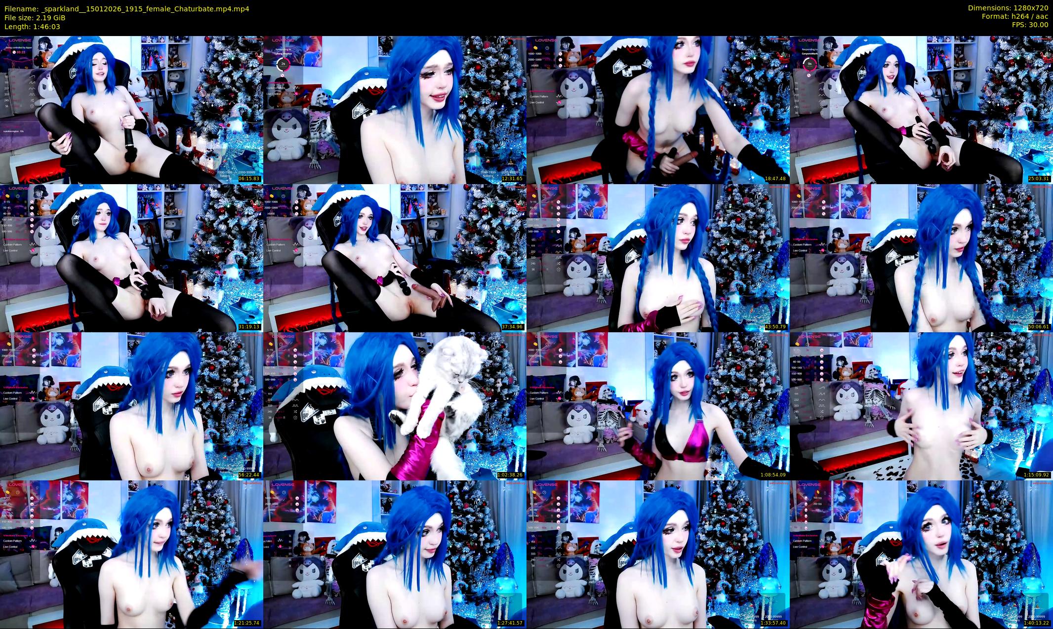 _sparkland_ — 107 minute Chaturbate female cam show recording, 720p, Jan 15, 2026