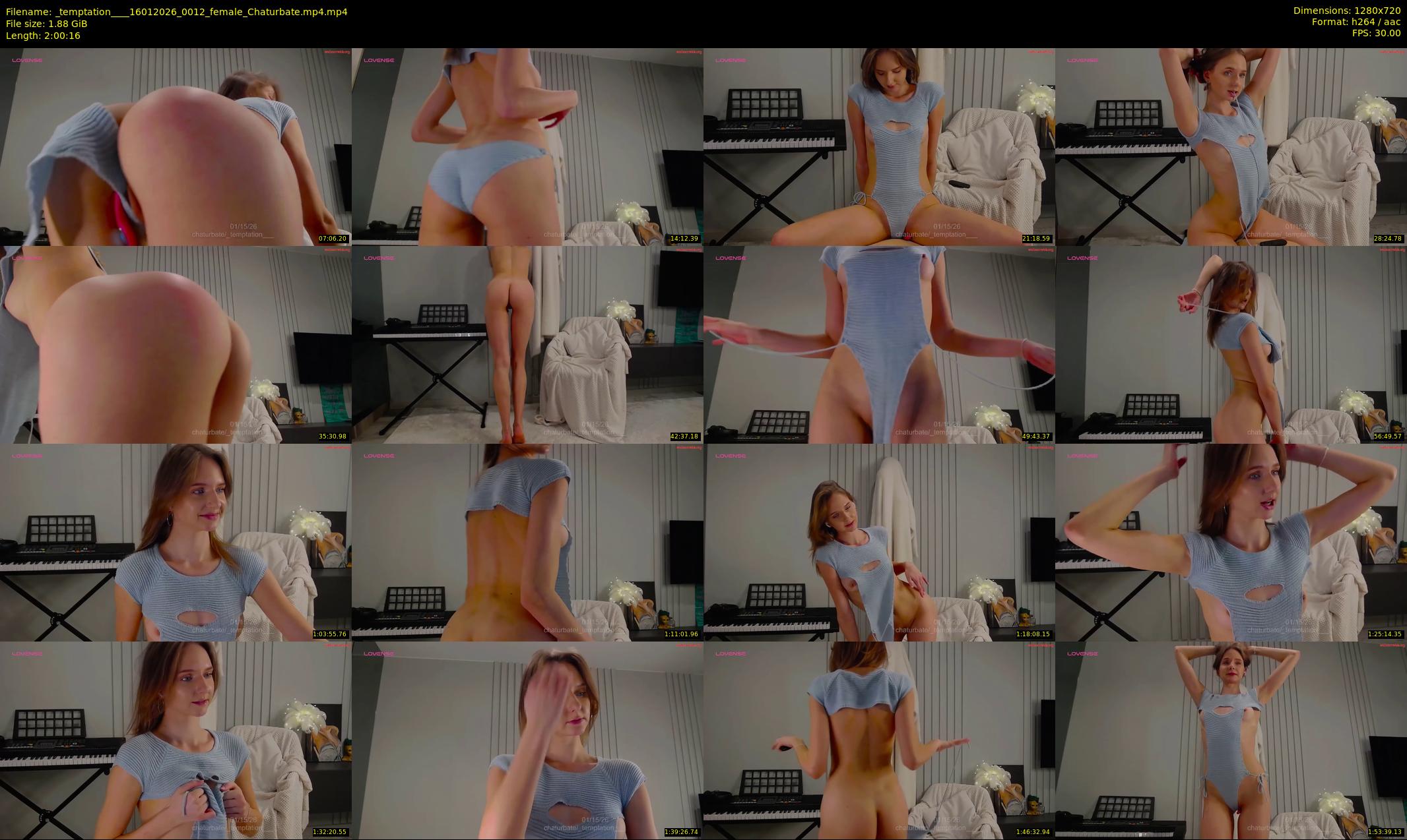 _temptation___ — 121 minute Chaturbate female cam show recording, 720p, Jan 16, 2026