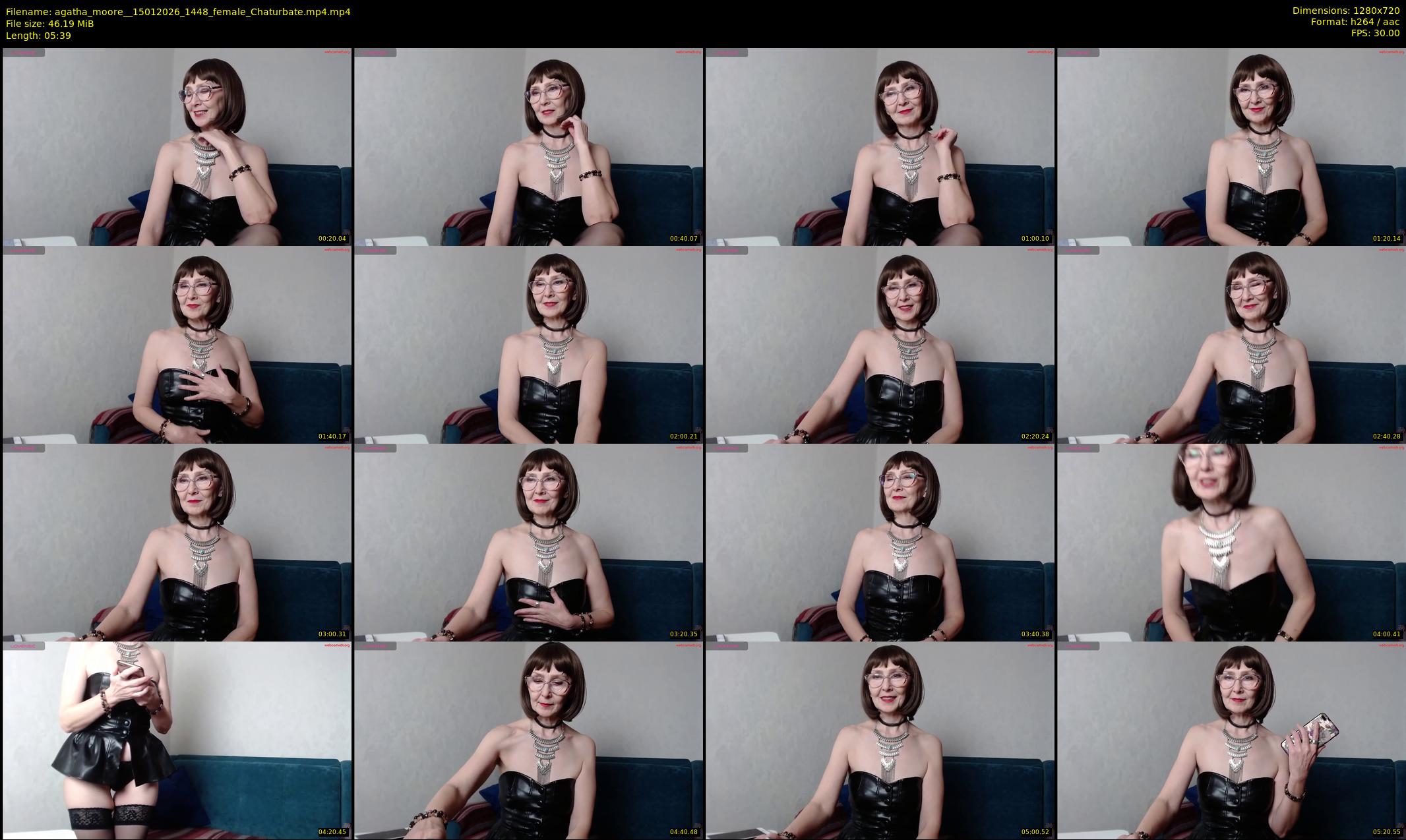 agatha_moore_ — 6 minute Chaturbate female cam show recording, 720p, Jan 15, 2026