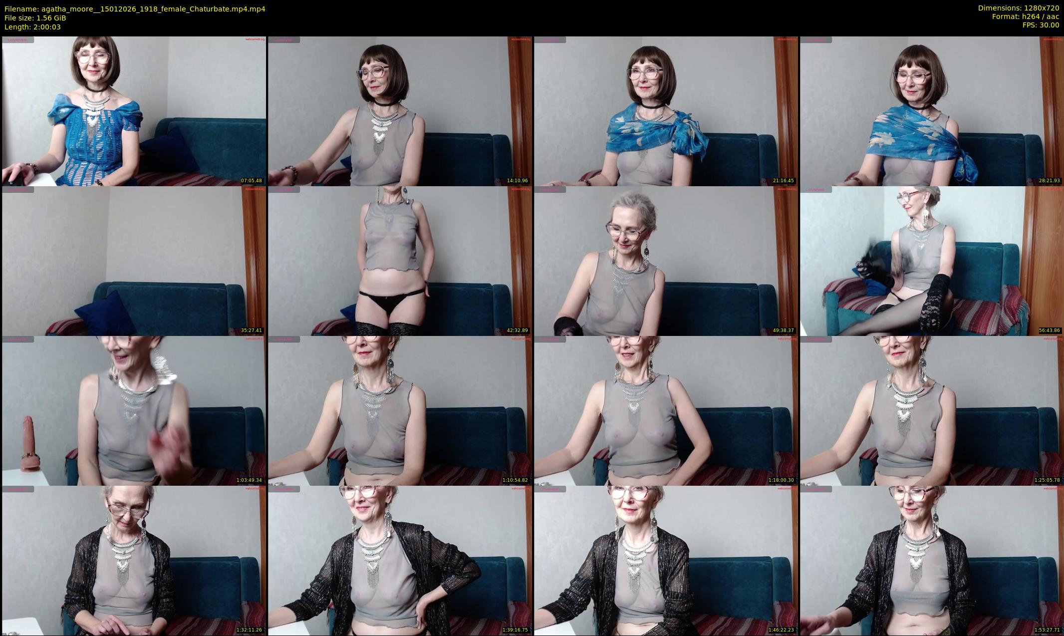 agatha_moore_ — 121 minute Chaturbate female cam show recording, 720p, Jan 15, 2026