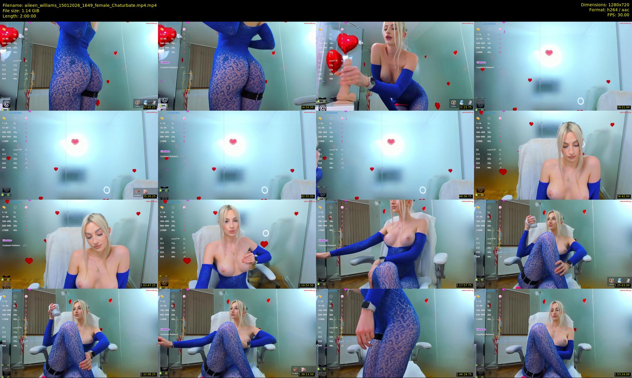 aileen_williams — 120 minute Chaturbate female cam show recording, 720p, Jan 15, 2026