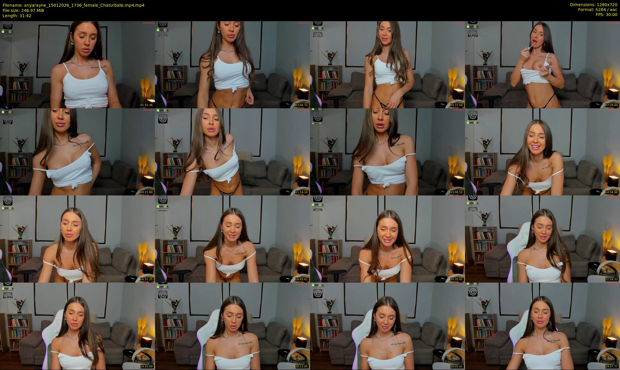 anyarayne — 32 minute Chaturbate female cam show recording, 720p, Jan 15, 2026