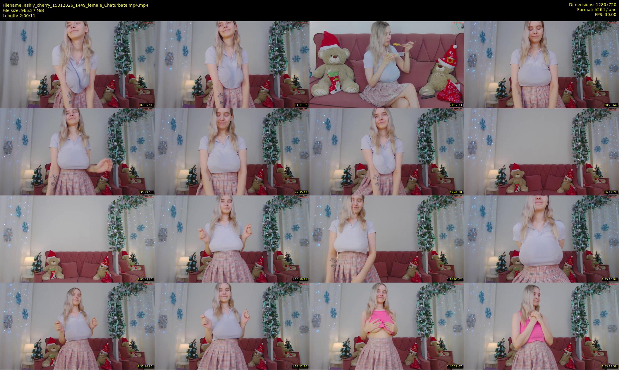 ashly_cherry — 121 minute Chaturbate female cam show recording, 720p, Jan 15, 2026