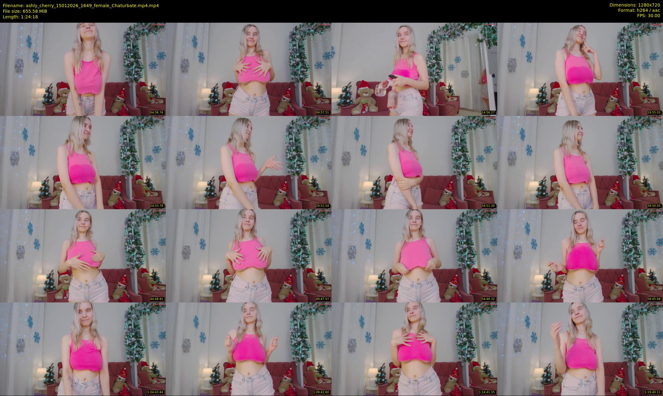 ashly_cherry — 85 minute Chaturbate female cam show recording, 720p, Jan 15, 2026