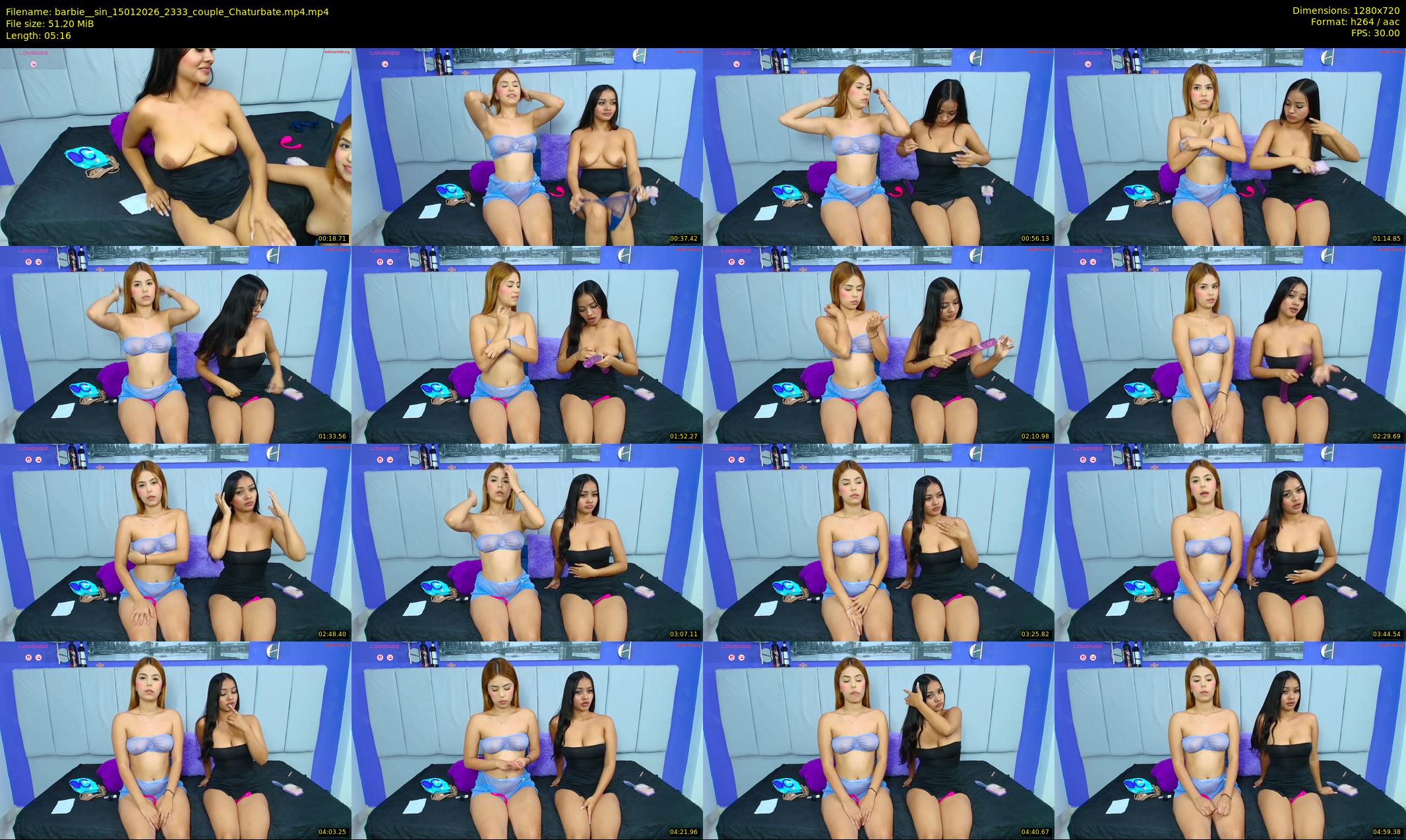 barbie__sin — 6 minute Chaturbate couple cam show recording, 720p, Jan 15, 2026