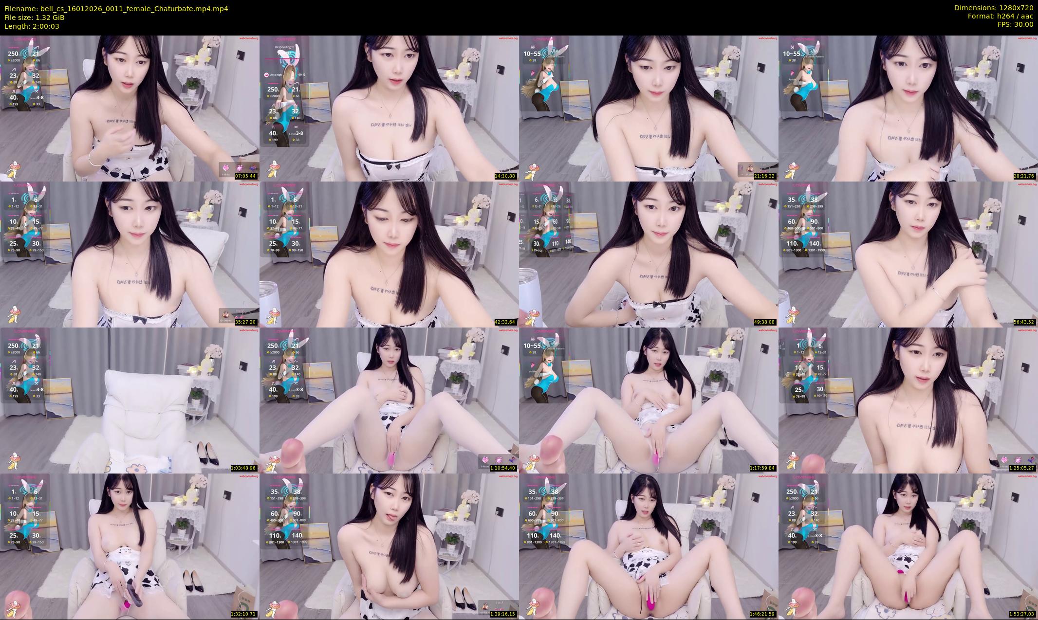 bell_cs — 121 minute Chaturbate female cam show recording, 720p, Jan 16, 2026