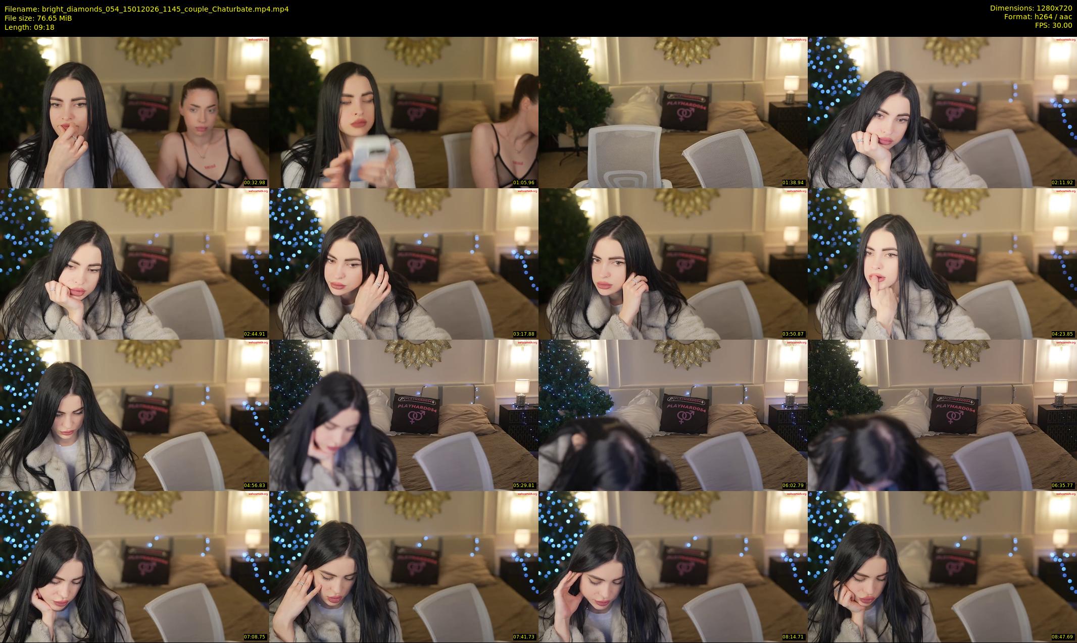 bright_diamonds_054 — 10 minute Chaturbate couple cam show recording, 720p, Jan 15, 2026