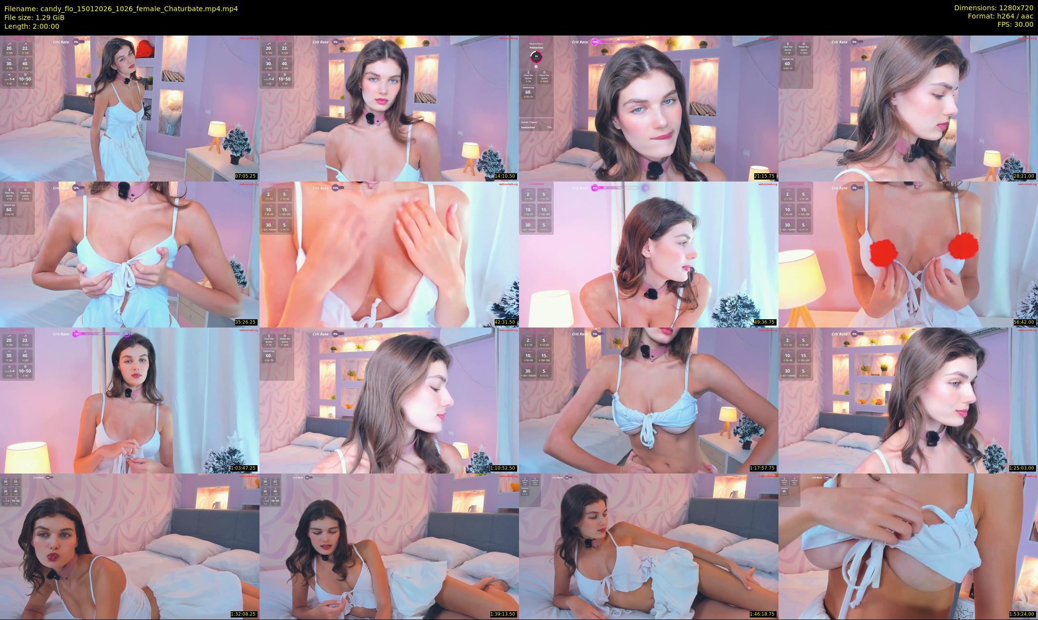 candy_flo — 120 minute Chaturbate female cam show recording, 720p, Jan 15, 2026