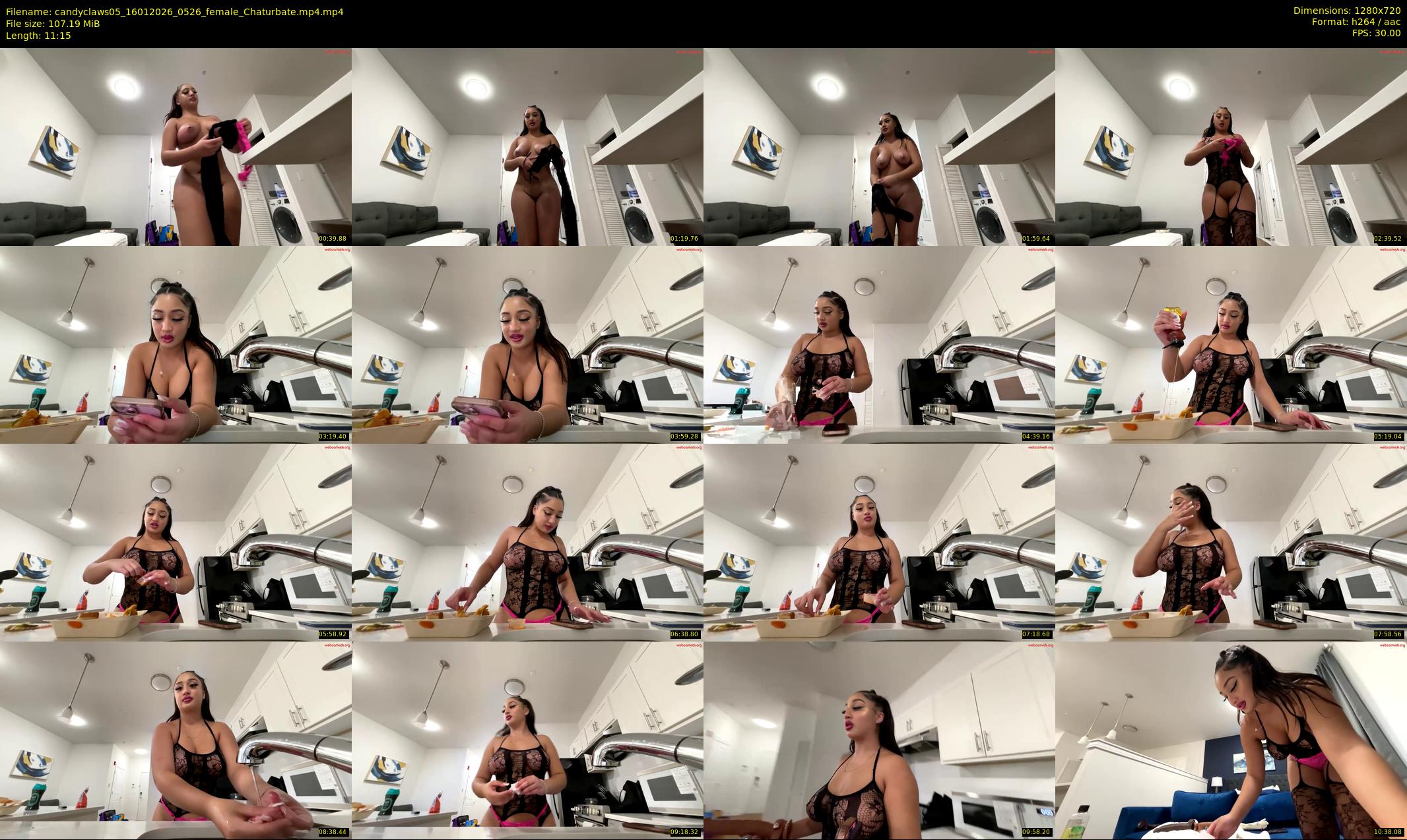 candyclaws05 — 12 minute Chaturbate female cam show recording, 720p, Jan 16, 2026