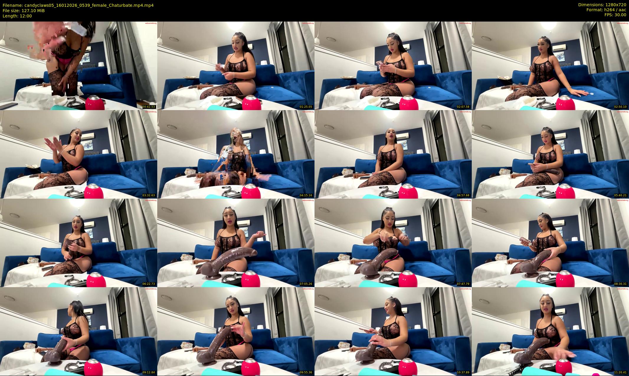 candyclaws05 — 12 minute Chaturbate female cam show recording, 720p, Jan 16, 2026