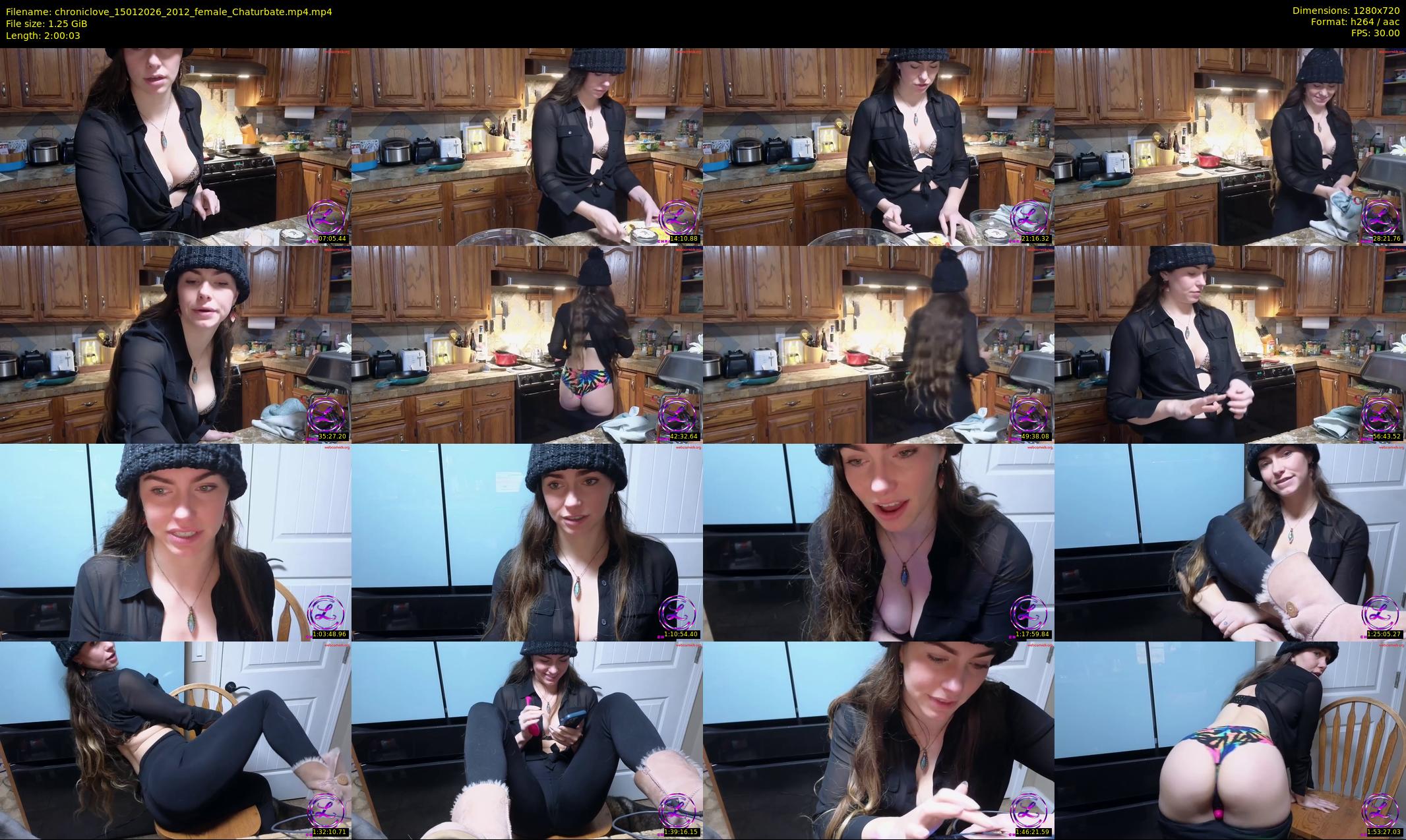 chroniclove — 121 minute Chaturbate female cam show recording, 720p, Jan 15, 2026