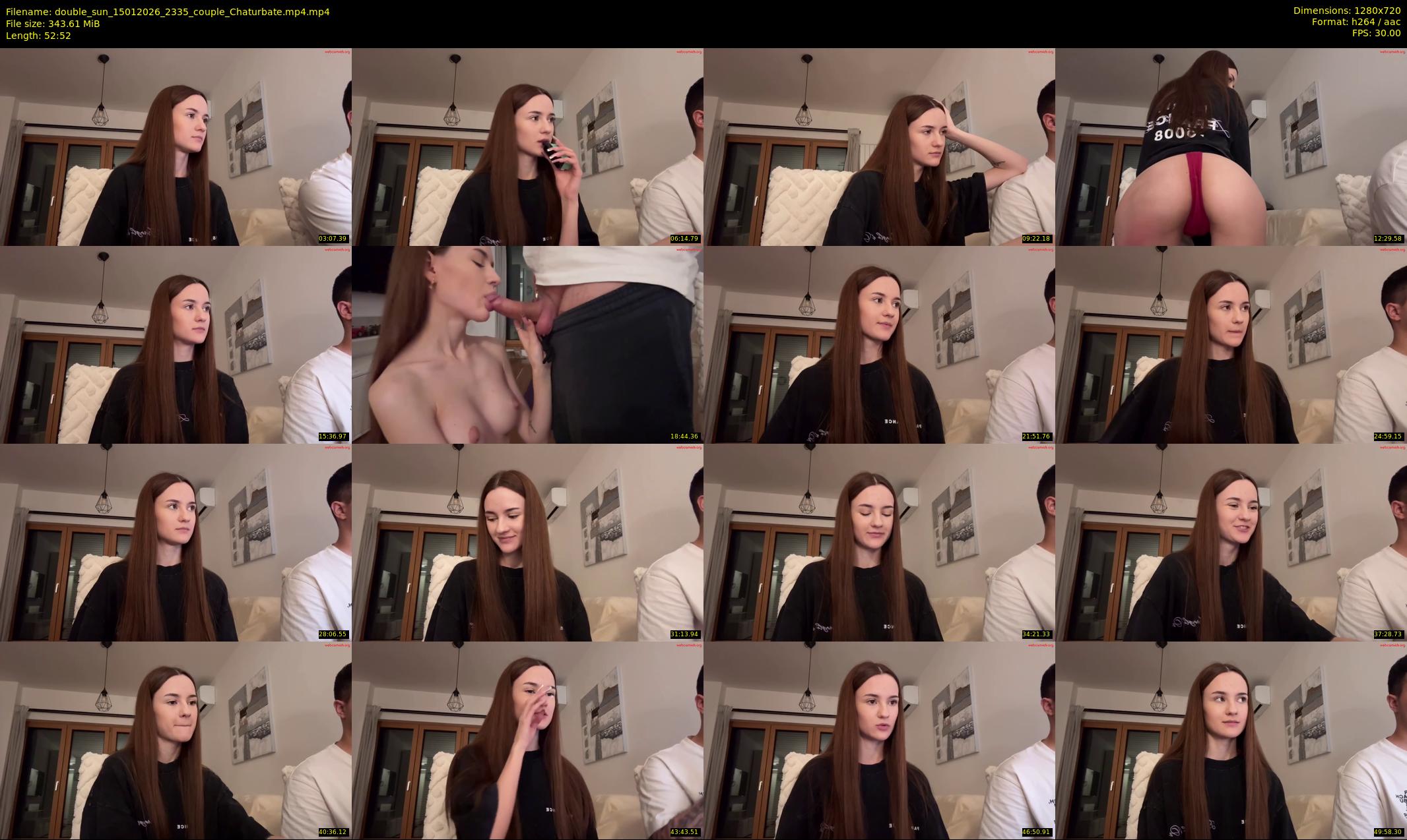double_sun — 53 minute Chaturbate couple cam show recording, 720p, Jan 15, 2026