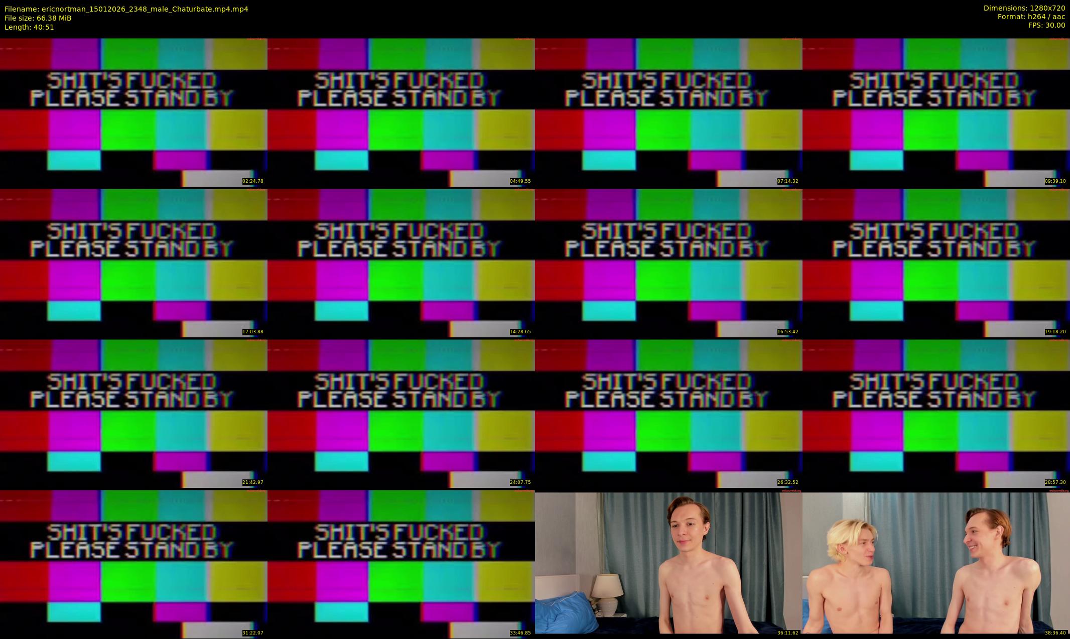 ericnortman — 41 minute Chaturbate male cam show recording, 720p, Jan 15, 2026