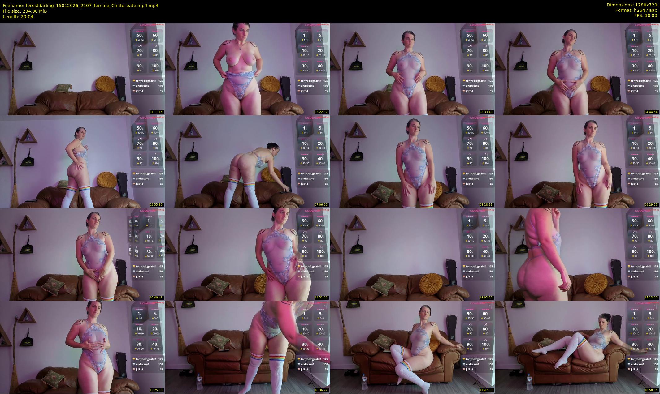 forestdarling — 21 minute Chaturbate female cam show recording, 720p, Jan 15, 2026