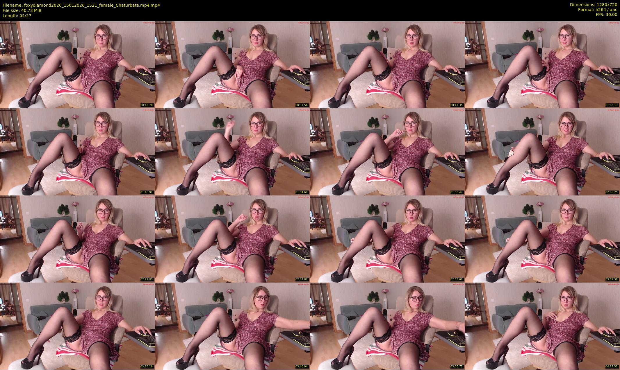 foxydiamond2020 — 5 minute Chaturbate female cam show recording, 720p, Jan 15, 2026
