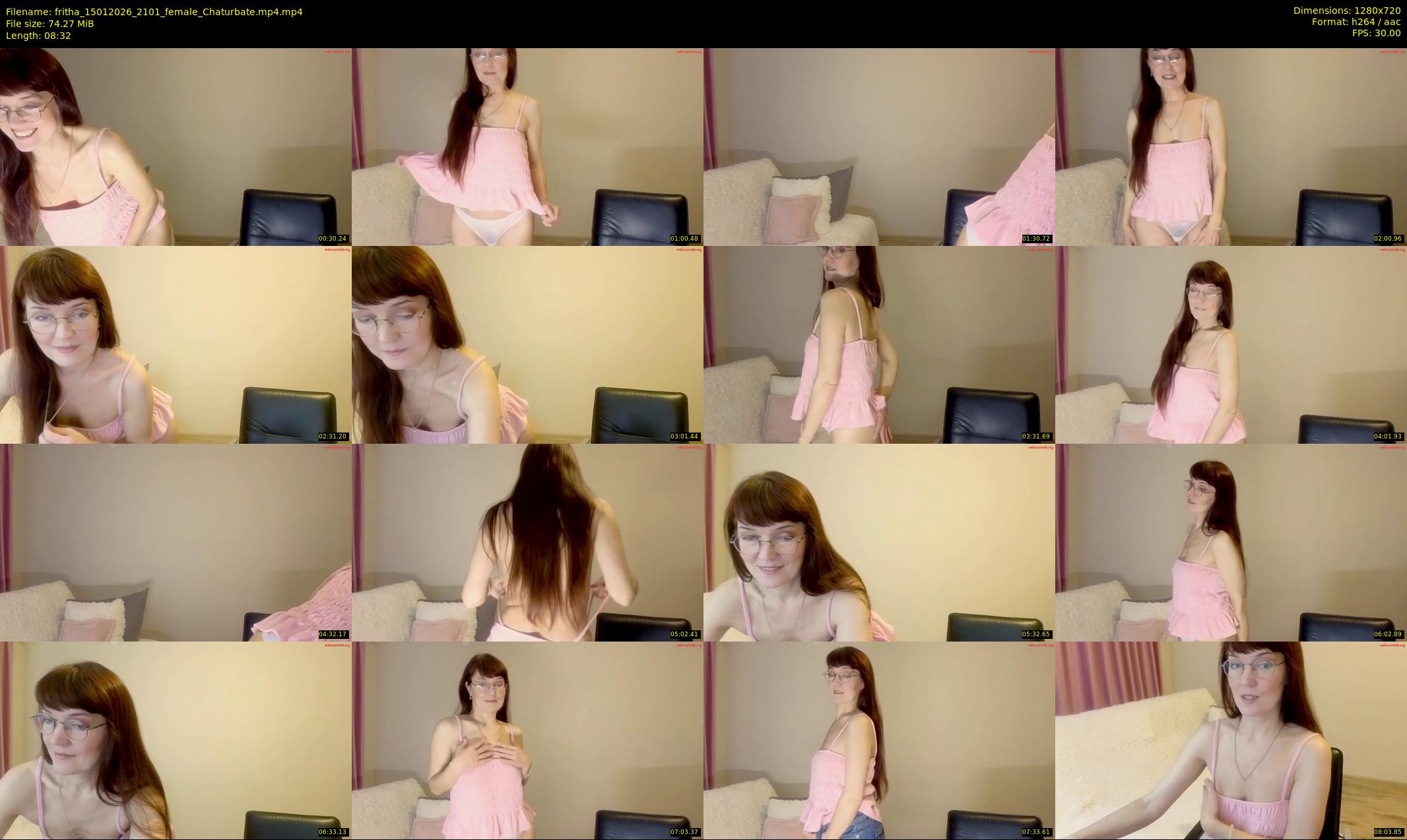 fritha — 9 minute Chaturbate female cam show recording, 720p, Jan 15, 2026