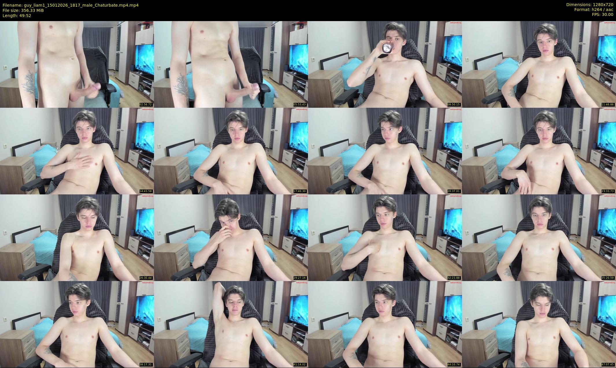 guy_liam1 — 50 minute Chaturbate male cam show recording, 720p, Jan 15, 2026