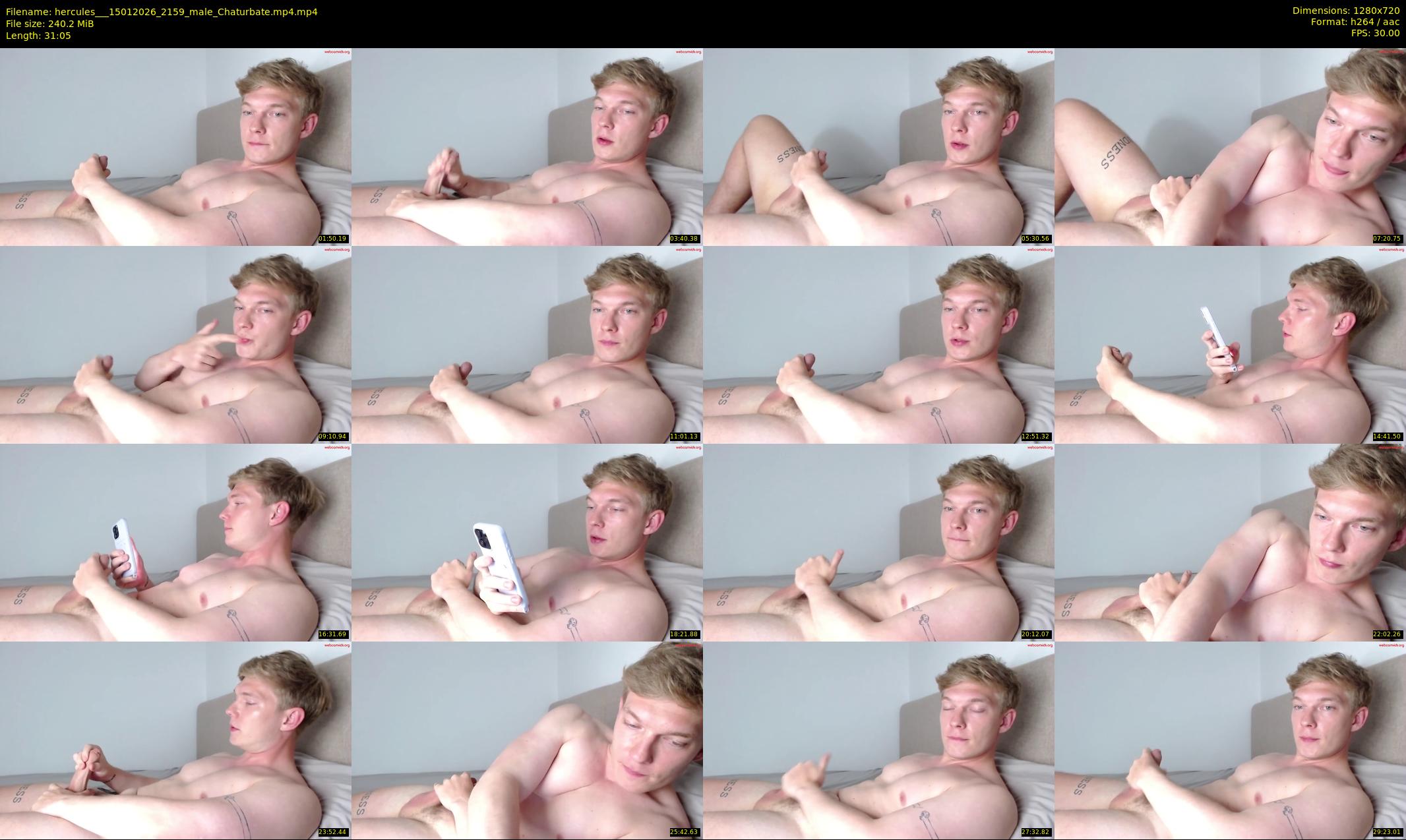 hercules__ — 32 minute Chaturbate male cam show recording, 720p, Jan 15, 2026