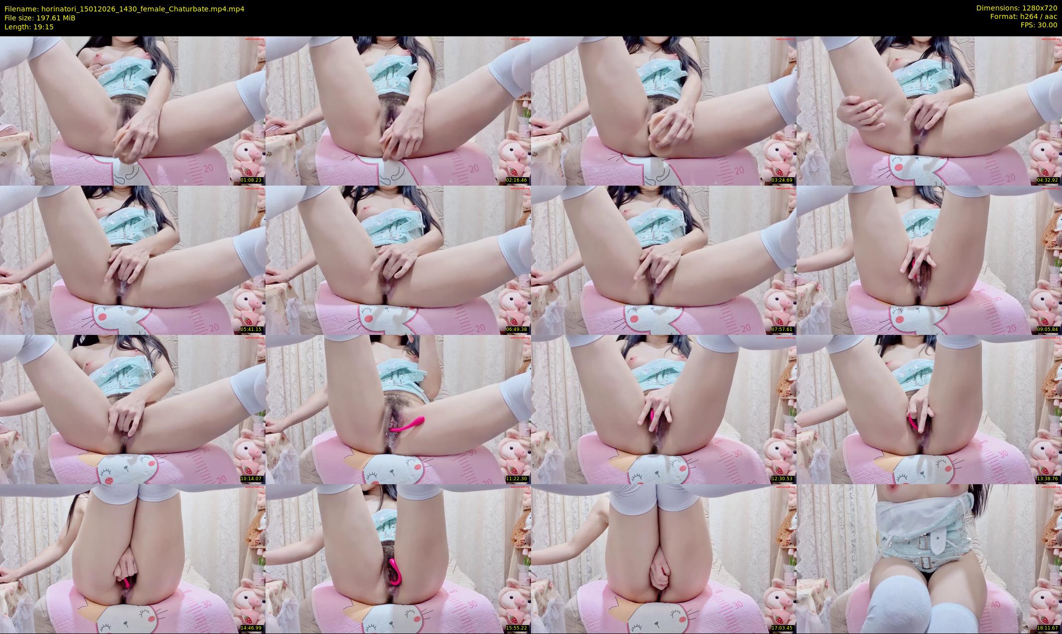 horinatori — 20 minute Chaturbate female cam show recording, 720p, Jan 15, 2026